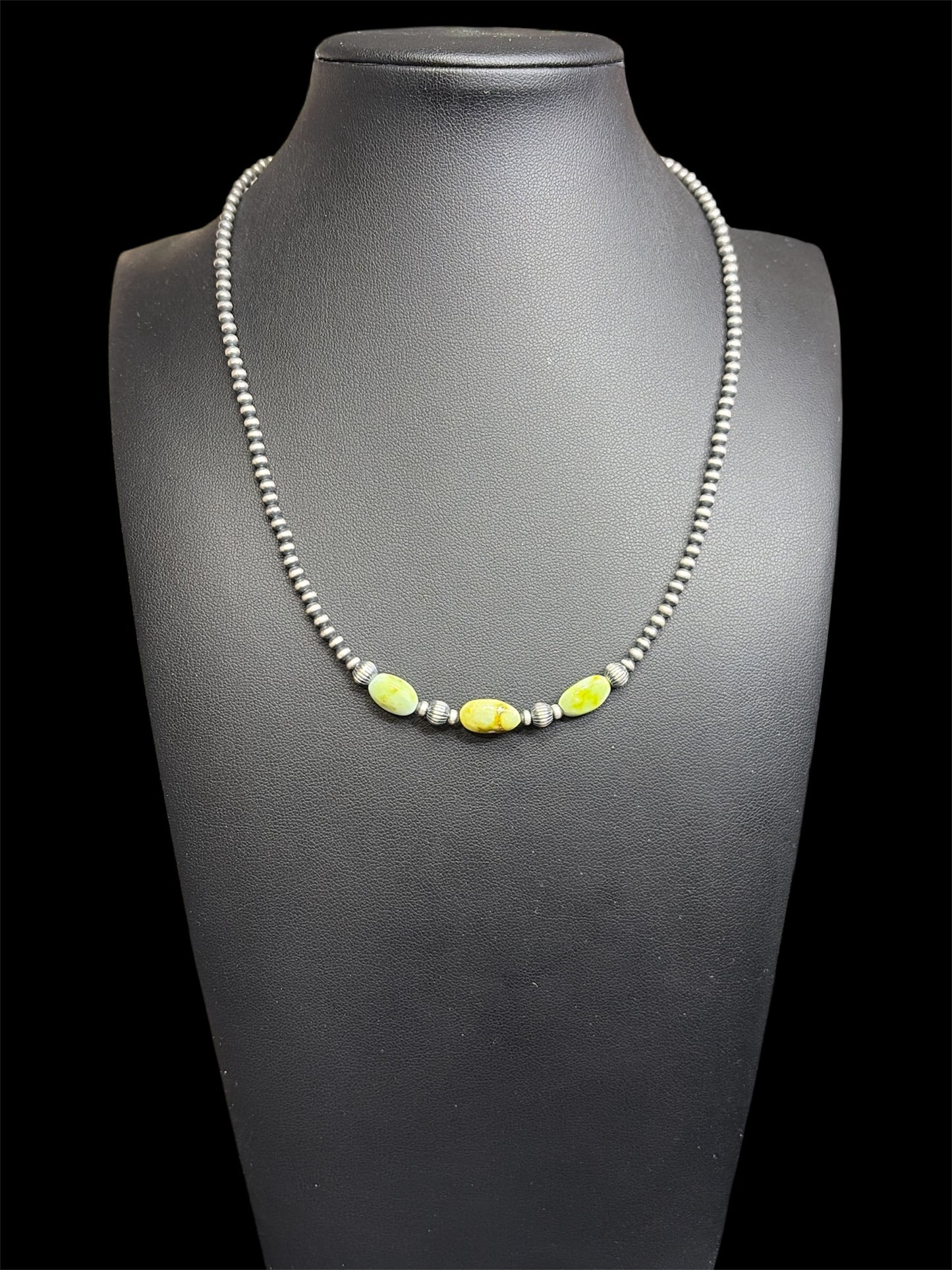 Machine Made Pearl & Palomino Necklace