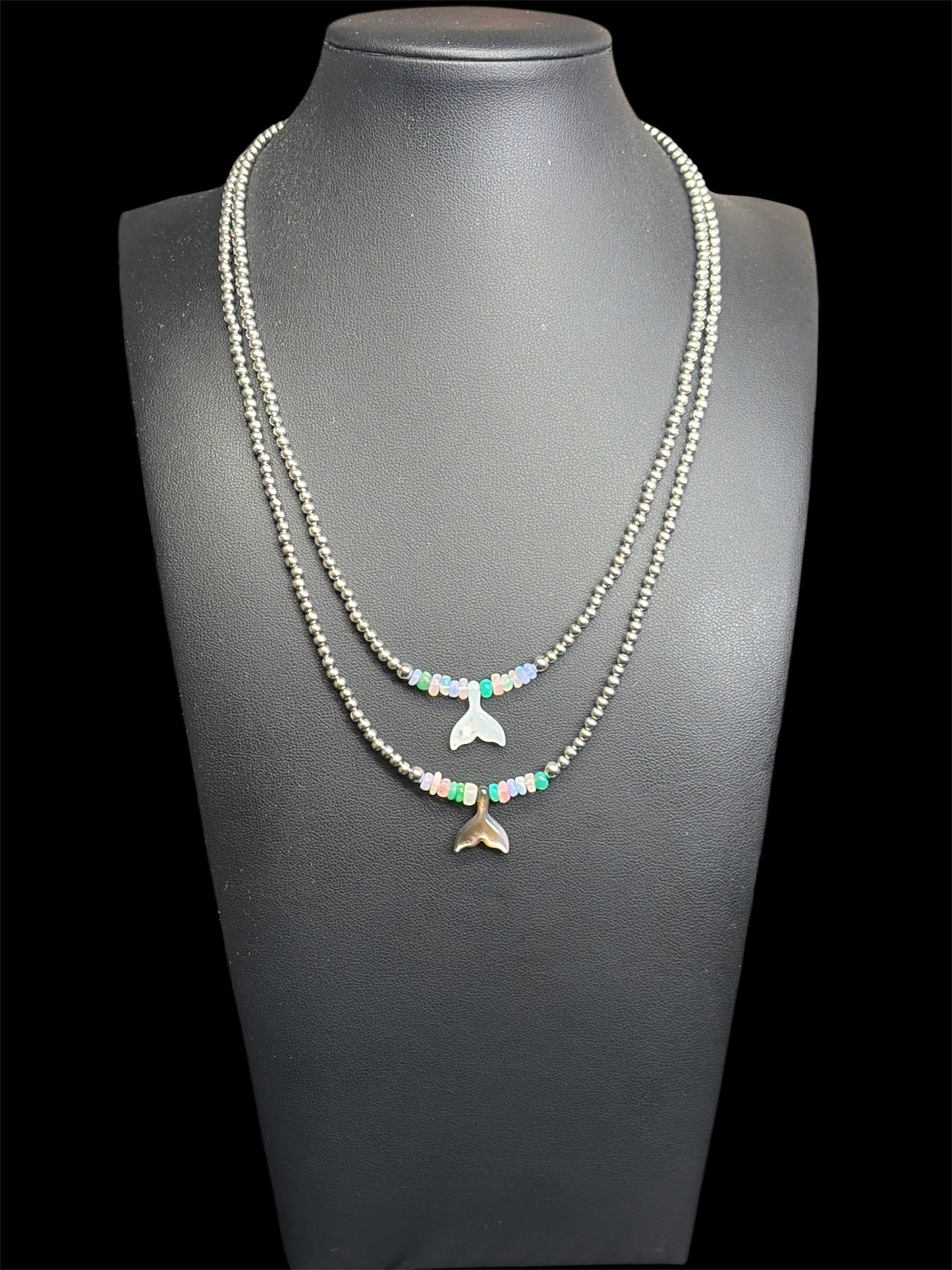 Opal Tide Mermaid Necklace