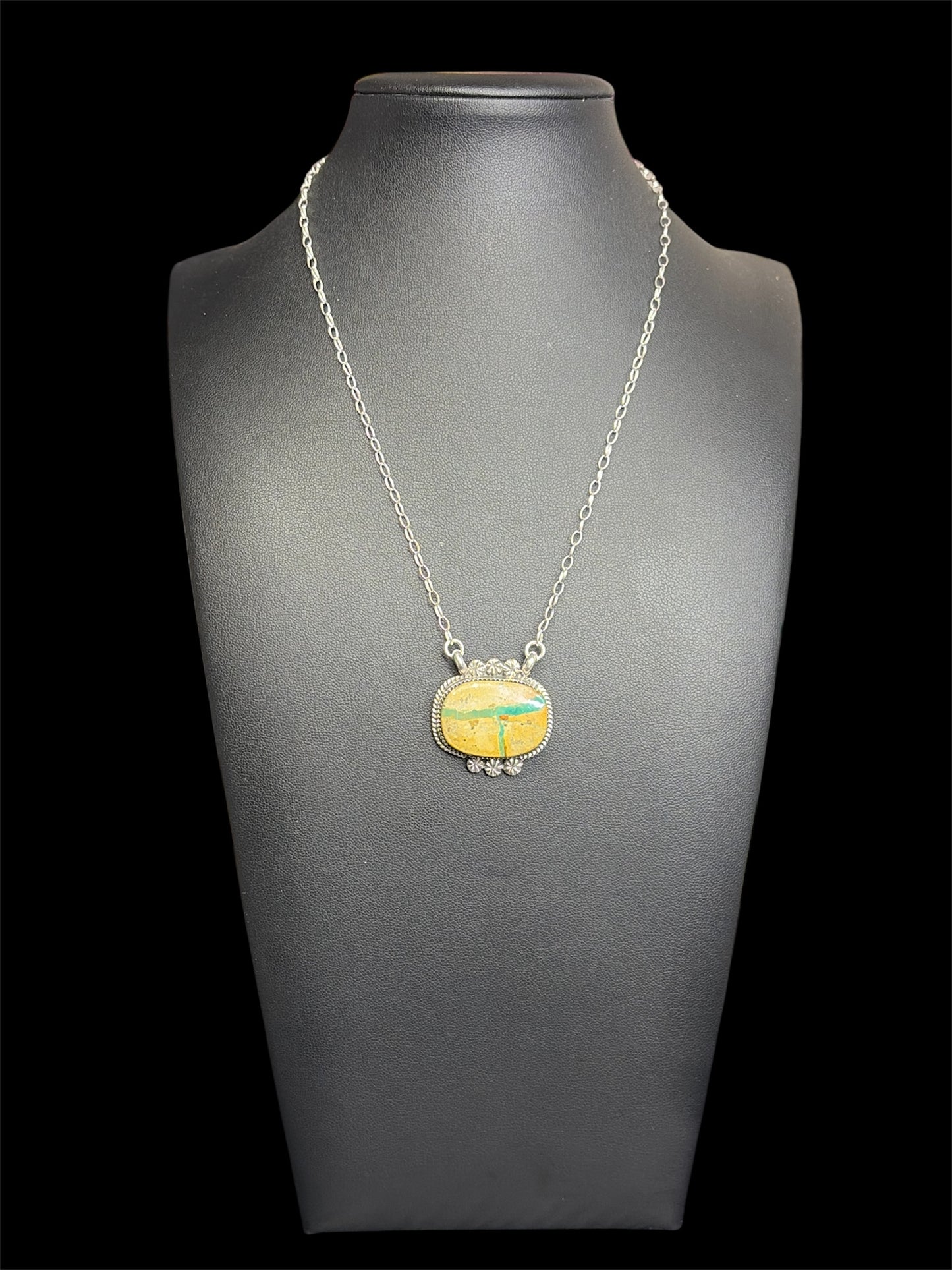 Navajo - Keith Henry - Royston Ribbon Turquoise Necklace