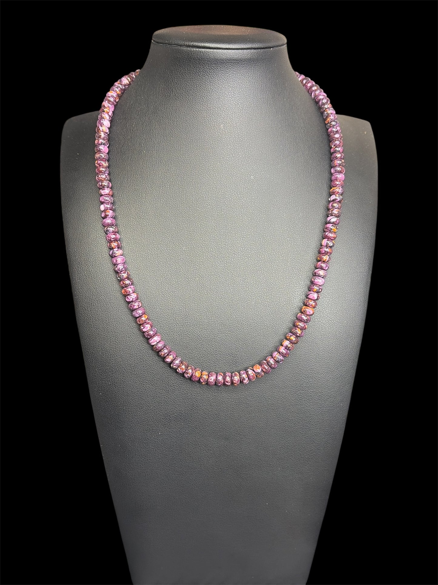 Navajo - Tiffany Garcia - Purple Spiny Necklace