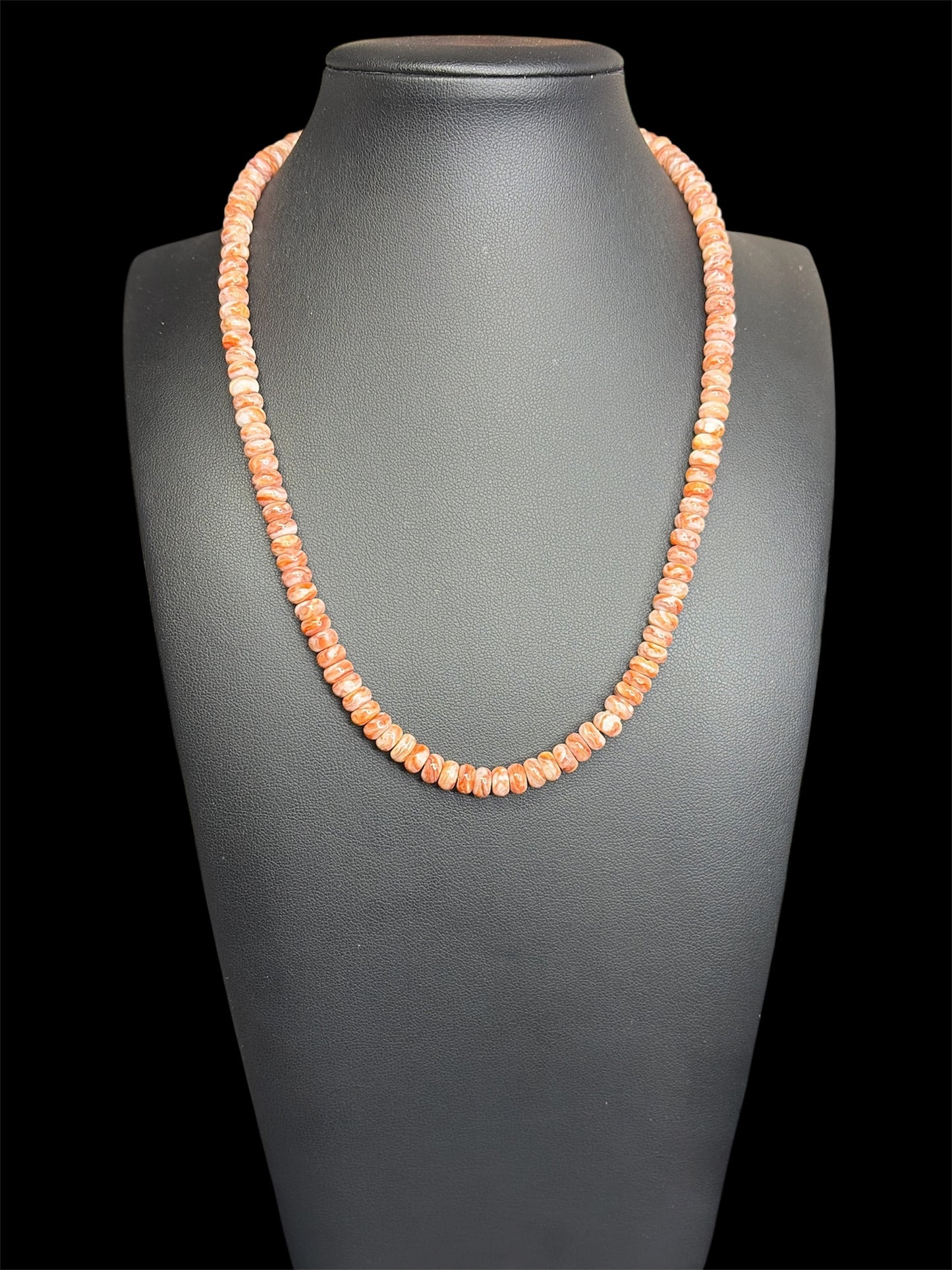 Spiny Oyster & Sterling Necklace