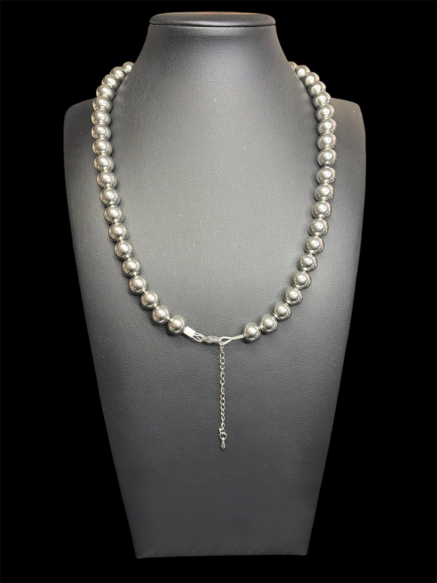The Cristy - 10mm stainless pearl necklace