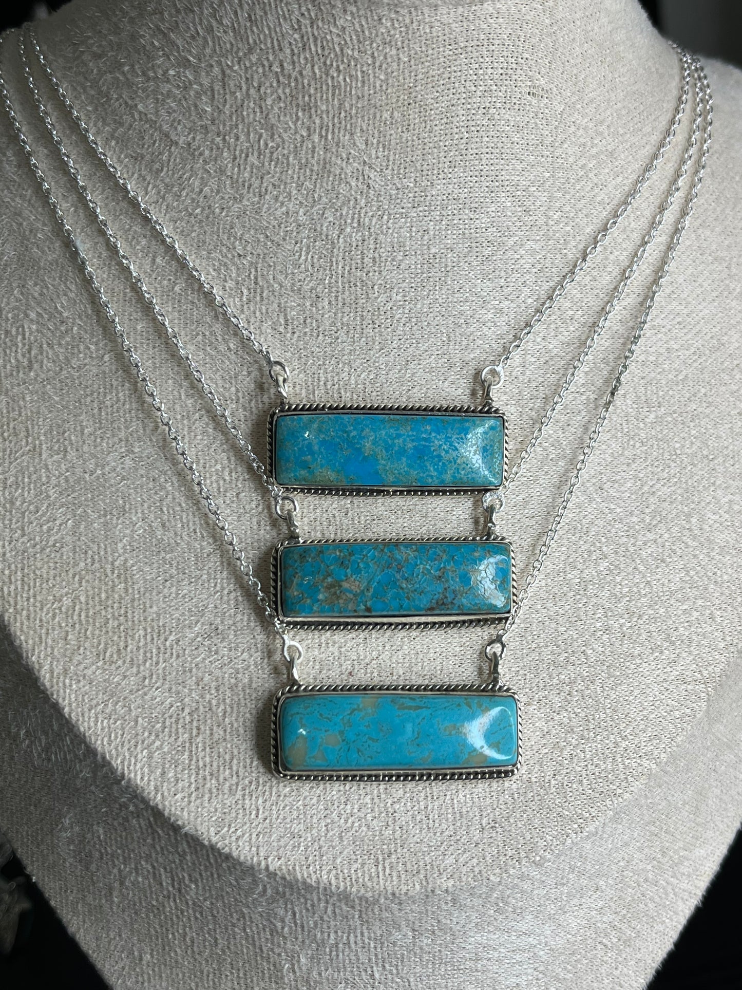 Arizona Turquoise Bar Necklaces