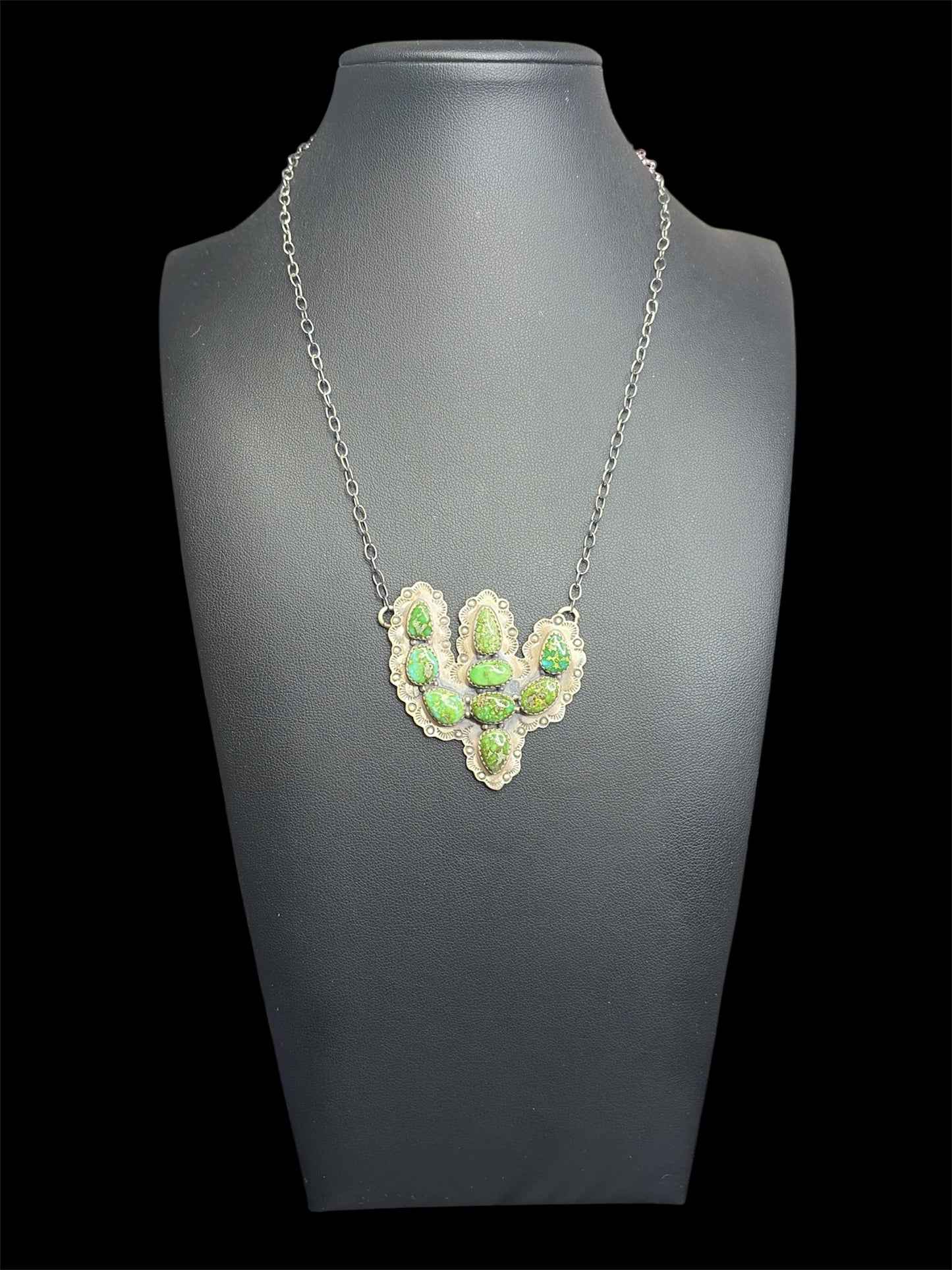 Sonoran Gold Cactus Necklace