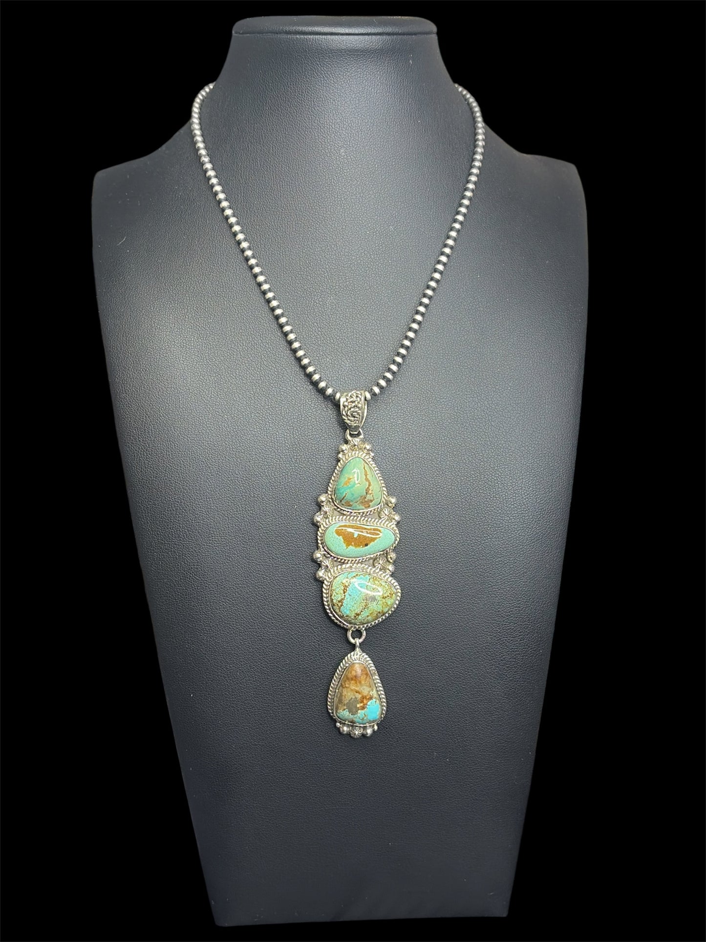 Mine 8 Turquoise Statement Pendant