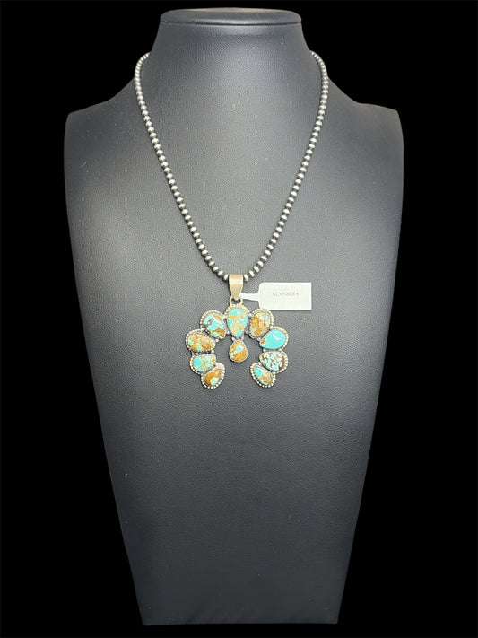 Mine 8 Turquoise Naja Pendant