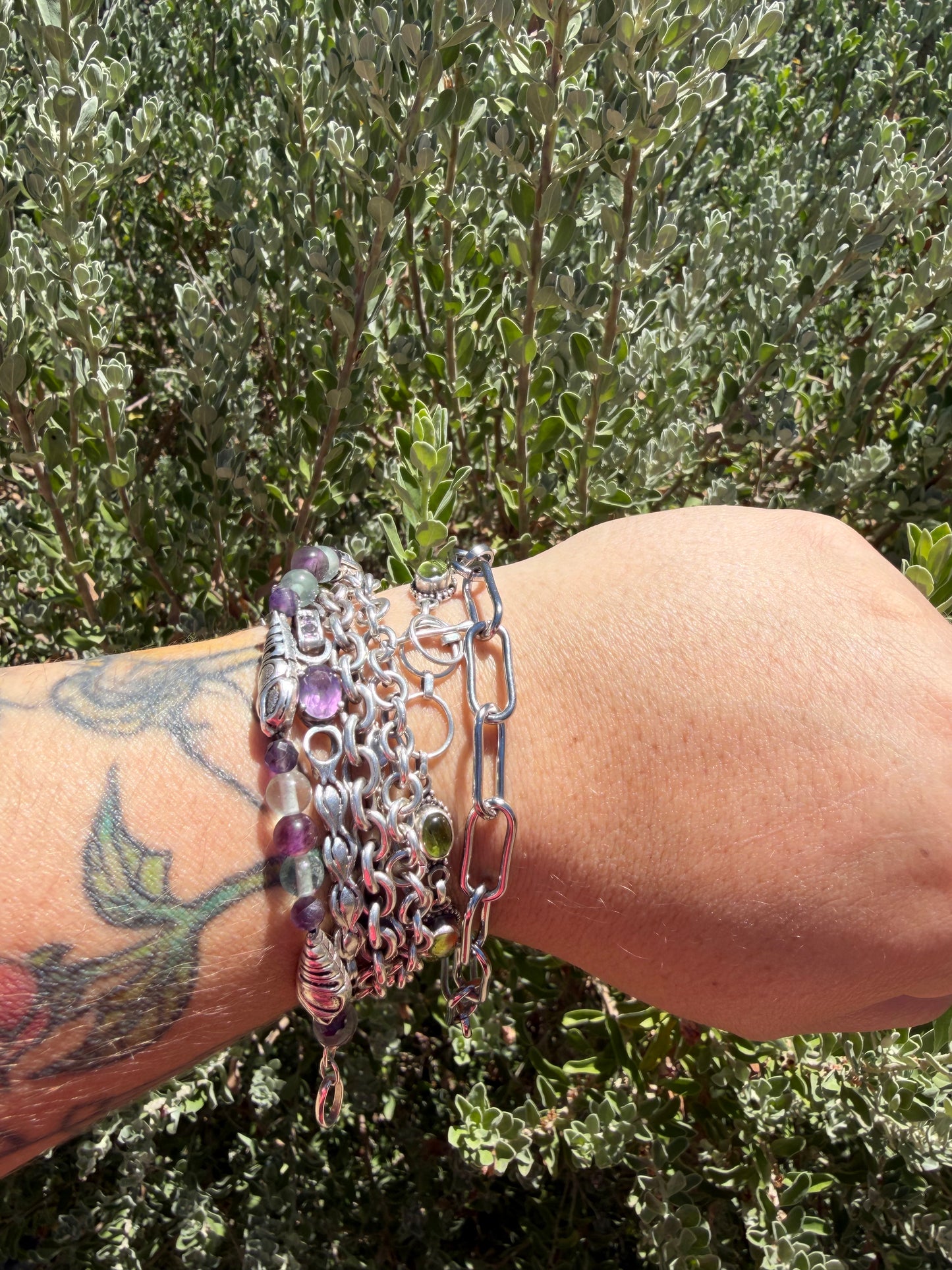 Desert Steel 7mm Paperclip Chain - Bracelet