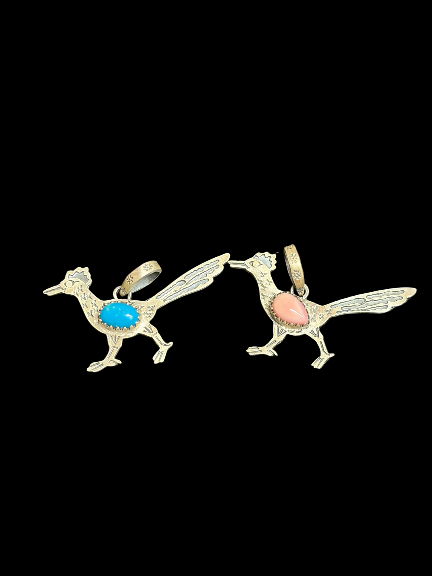 Handcrafted Roadrunner Pendants