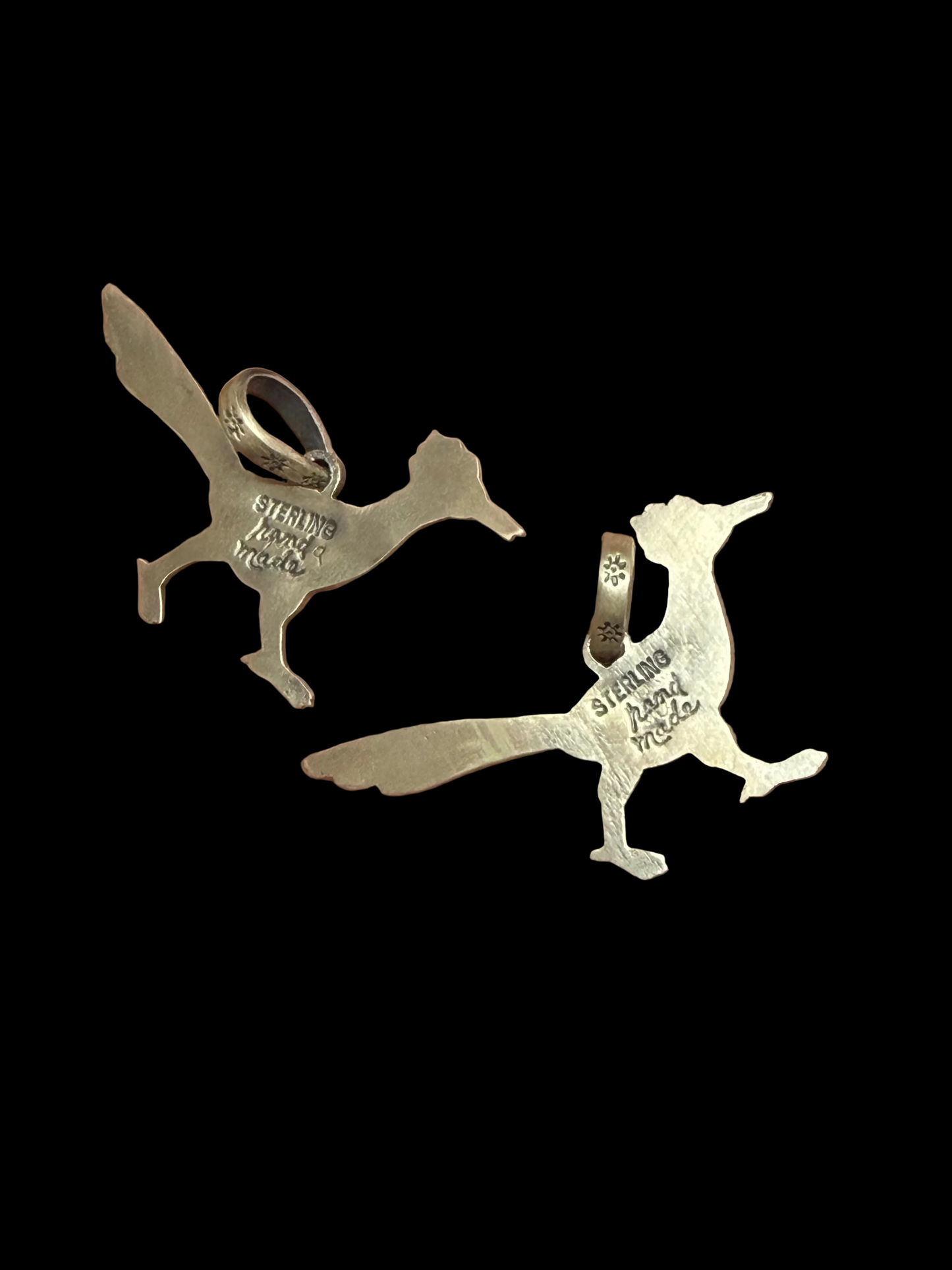 Handcrafted Roadrunner Pendants