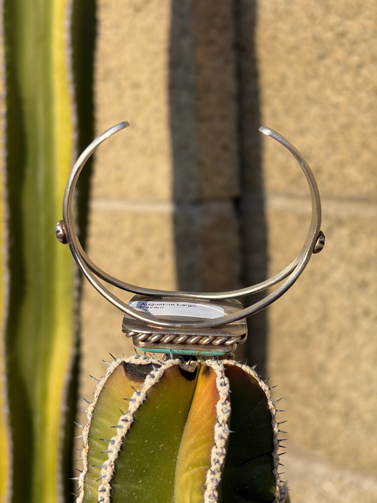 Navajo - Augustine Largo Number 8 Turquoise Cuff Bracelet