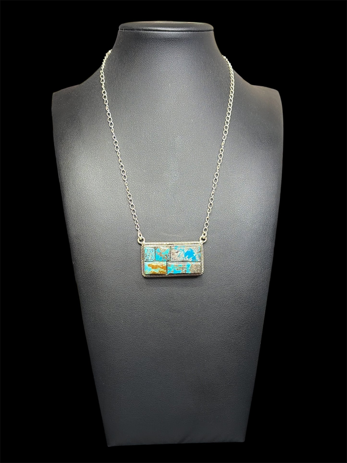 Turquoise Cobblestone Necklace