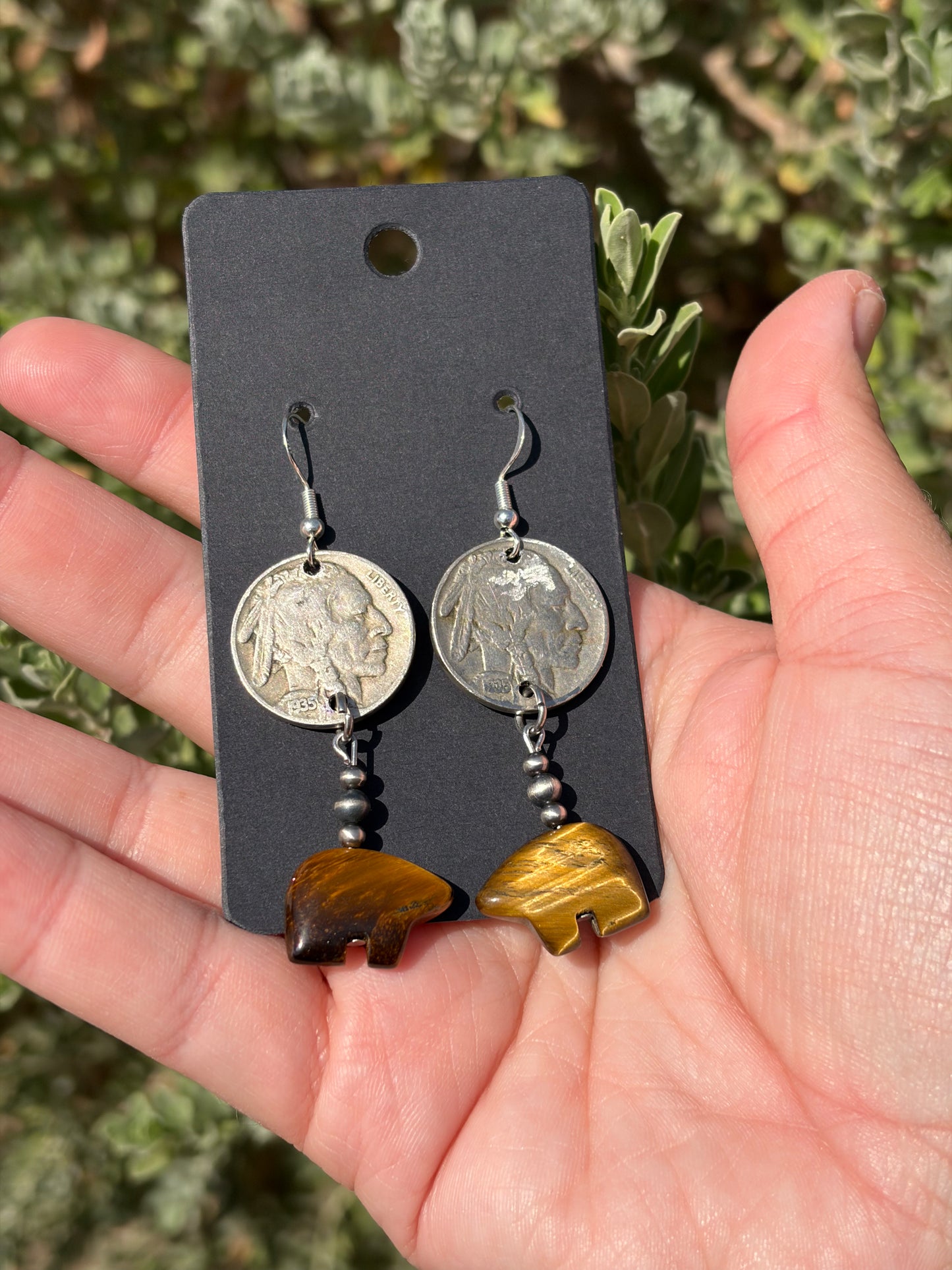 The Buffalo Nickel Earring Collection
