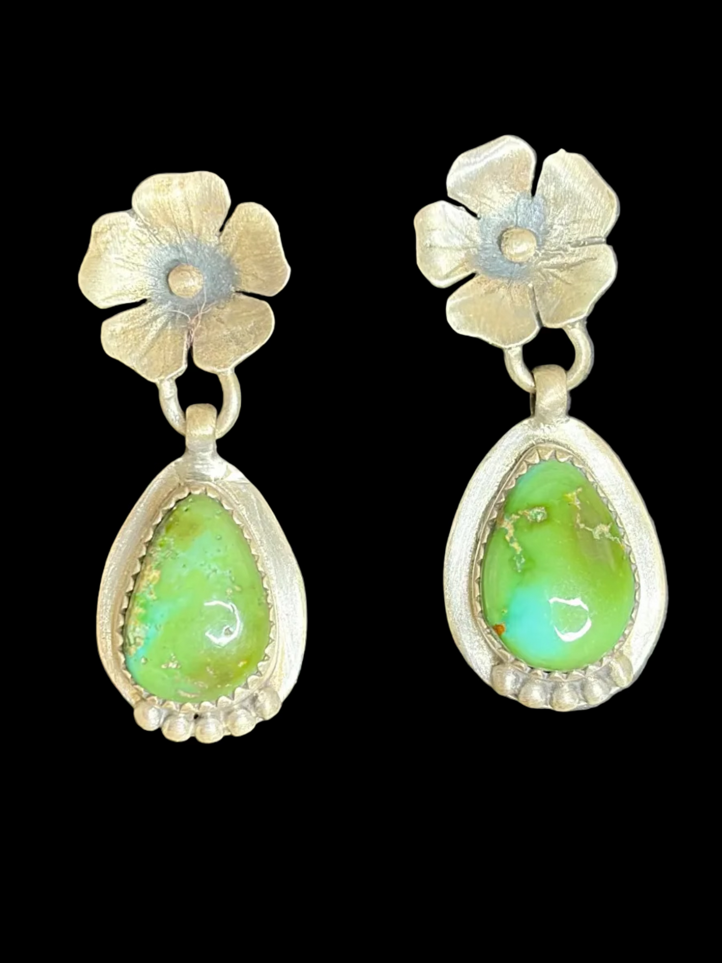 Sonoran Turquoise Floral Earrings