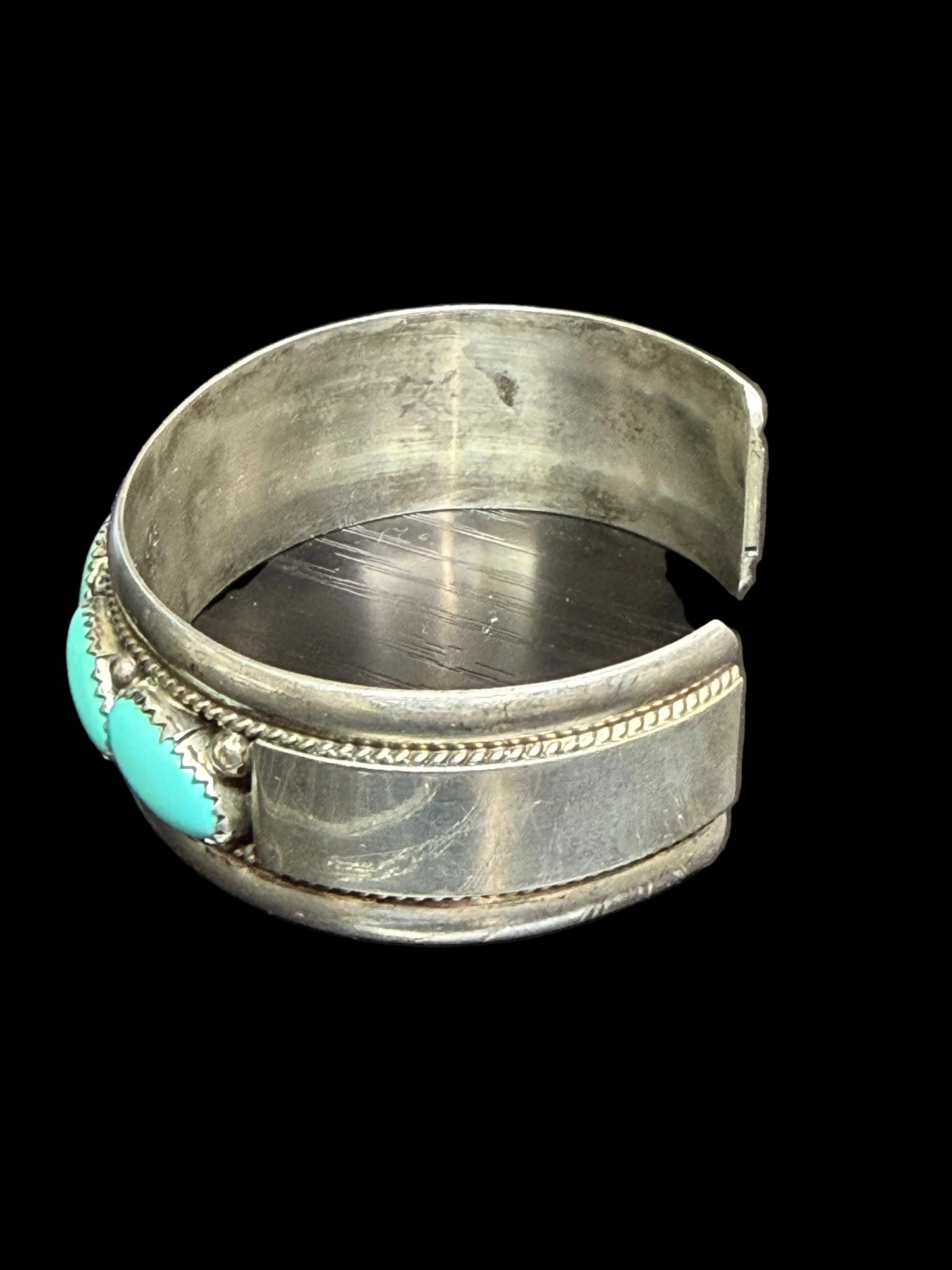 VTG Turquoise Cuff - Artist Signed