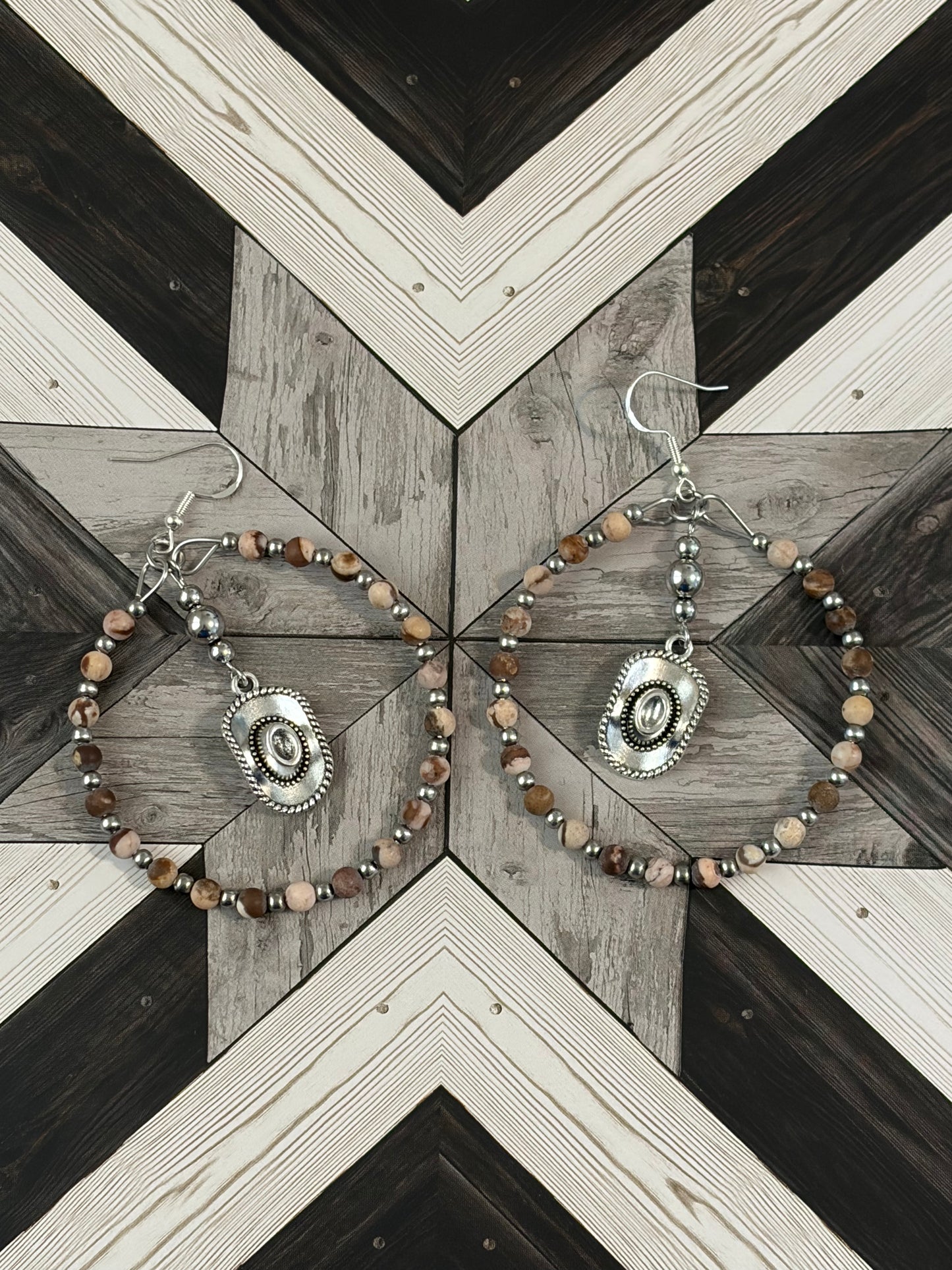 Hat Tippin’ Hoop Earrings