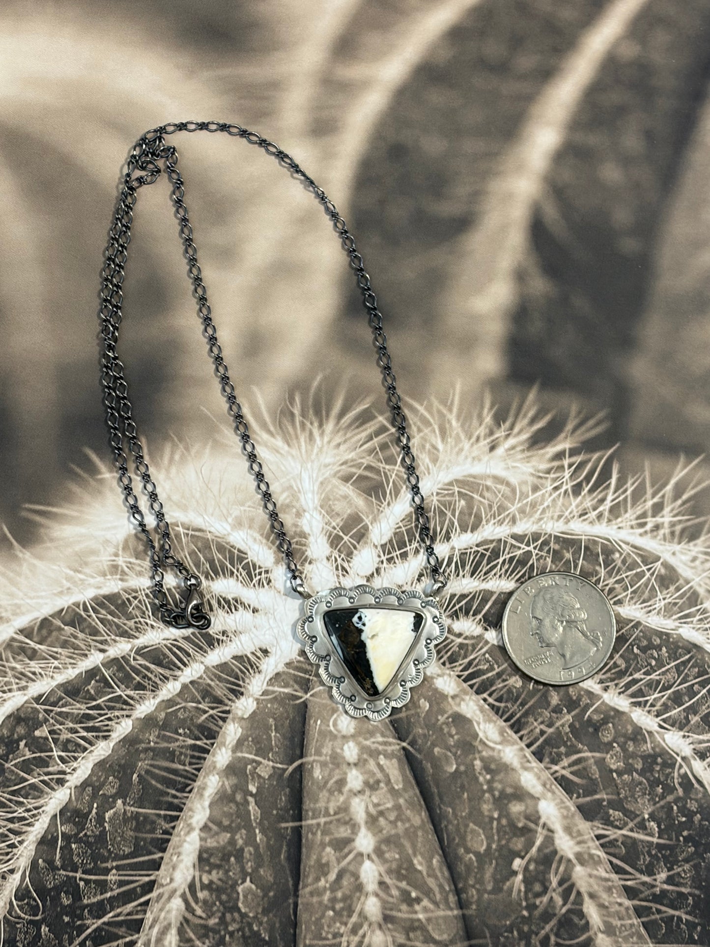 Navajo - Scott Skeets - White Buffalo Necklace