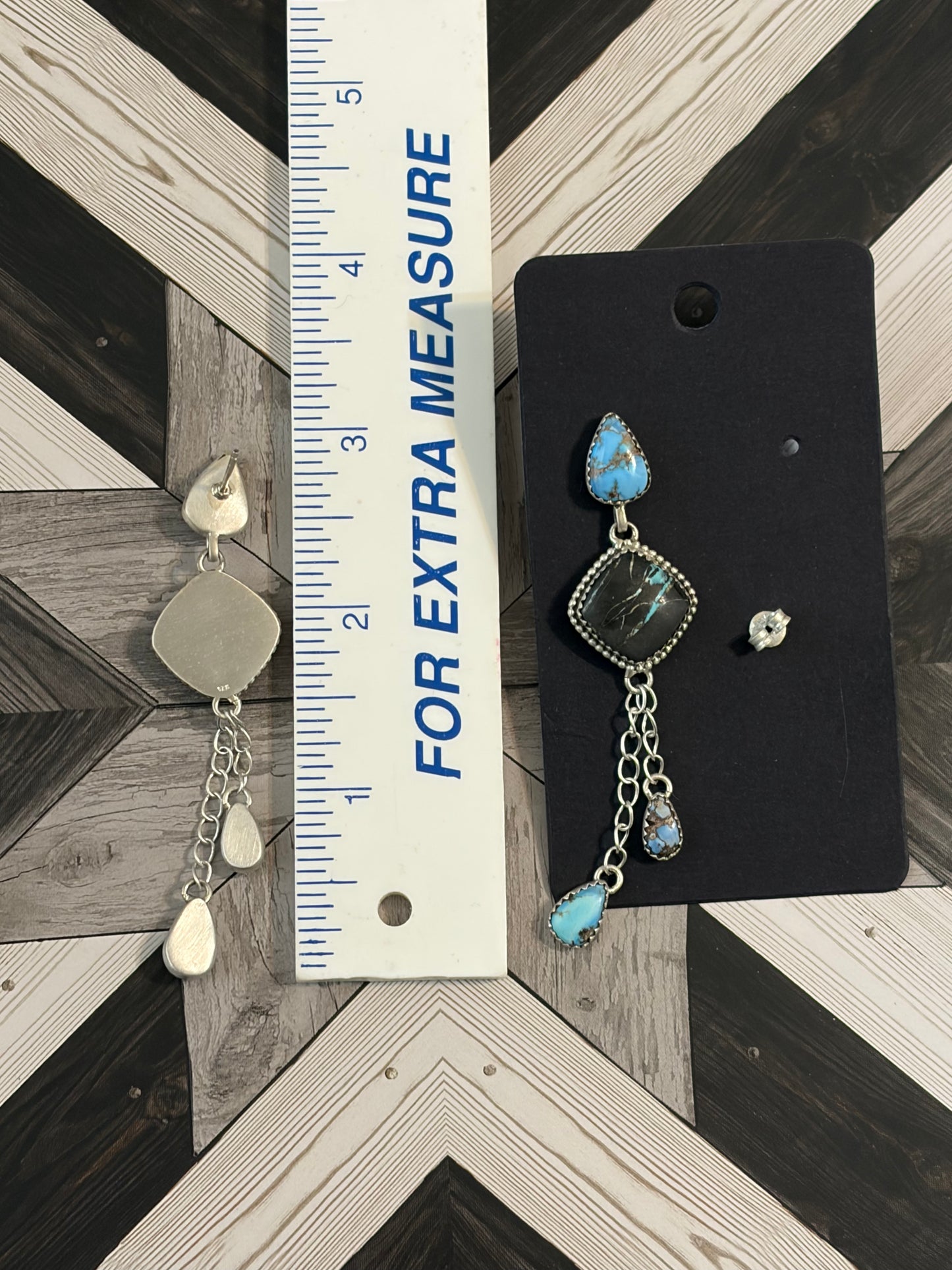 Black Jack & Golden Hills Statement Earrings