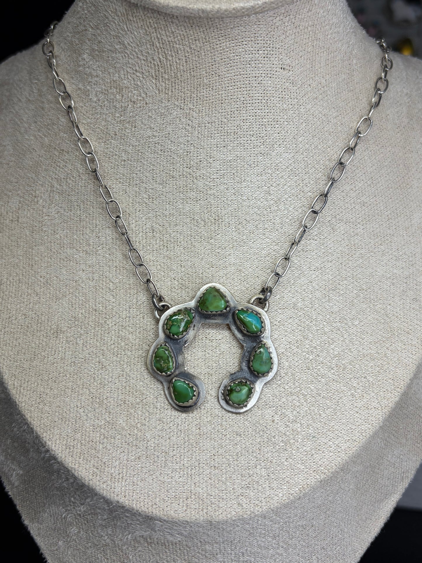 Sonoran Gold Turquoise Naja Necklace