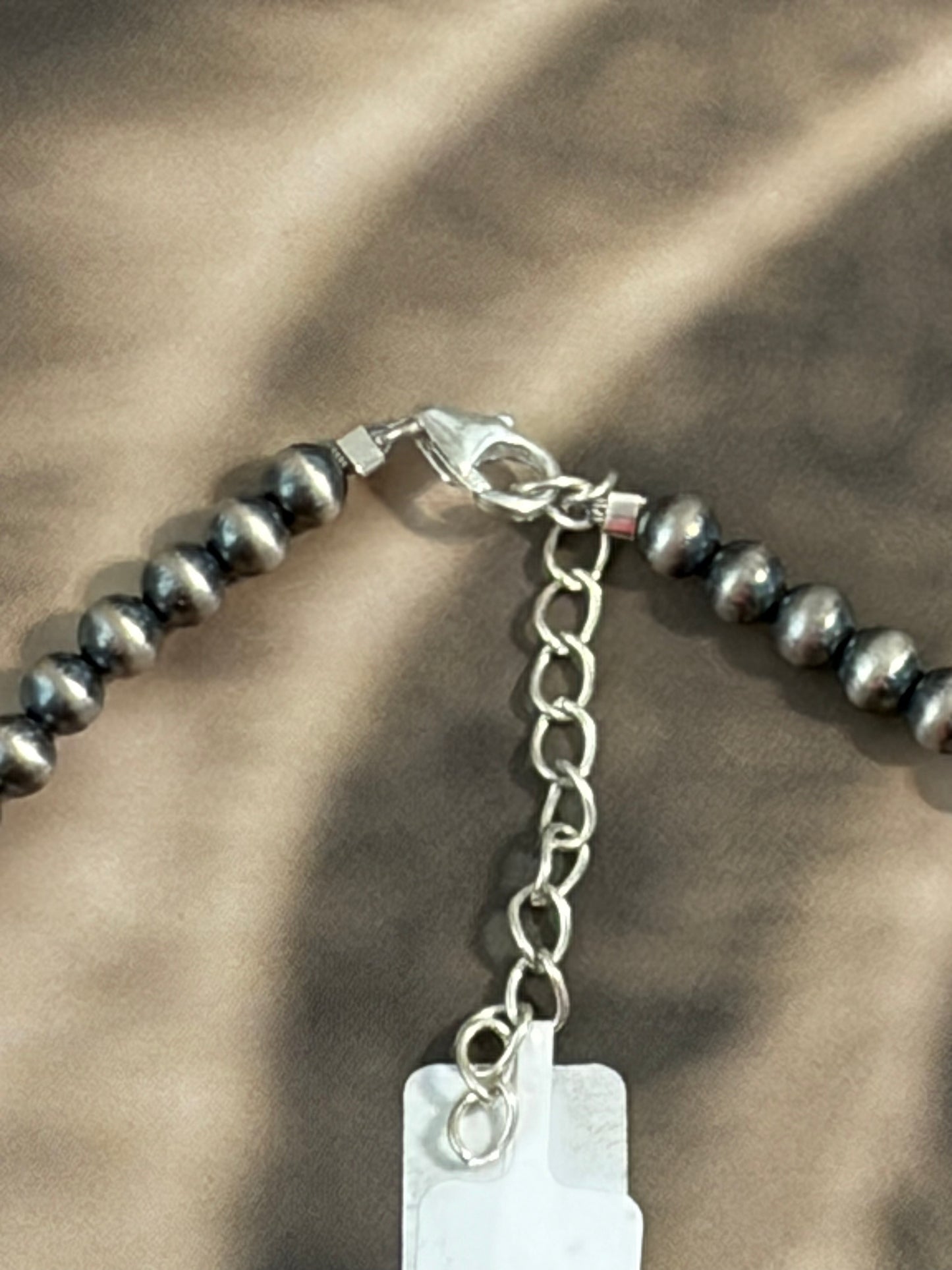 5mm Machine Made Sterling Pearl Necklace