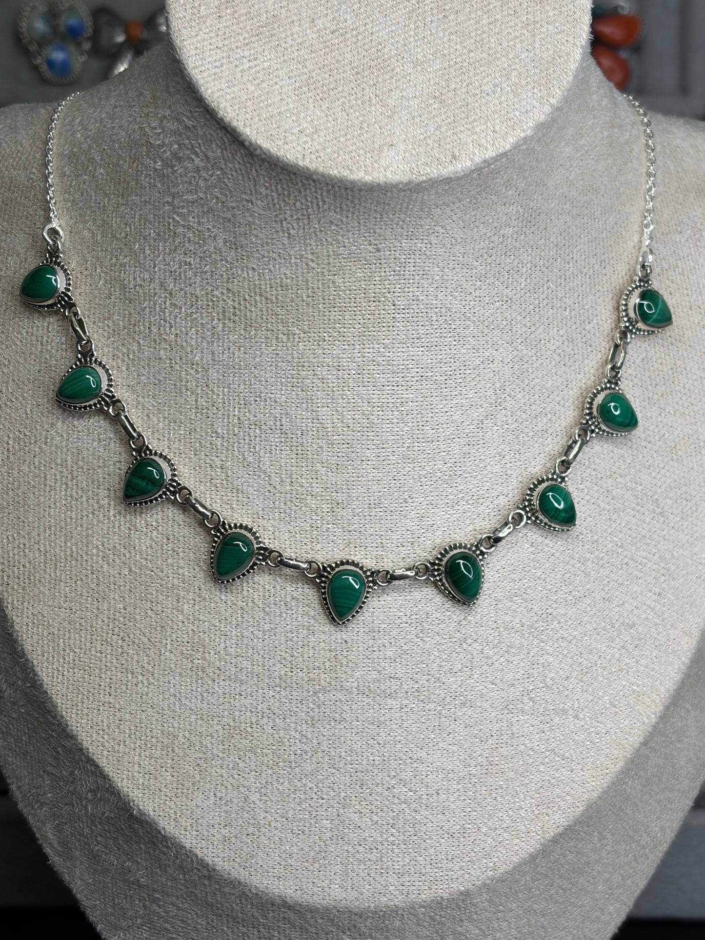 Natural Gemstone “Collar” Necklaces