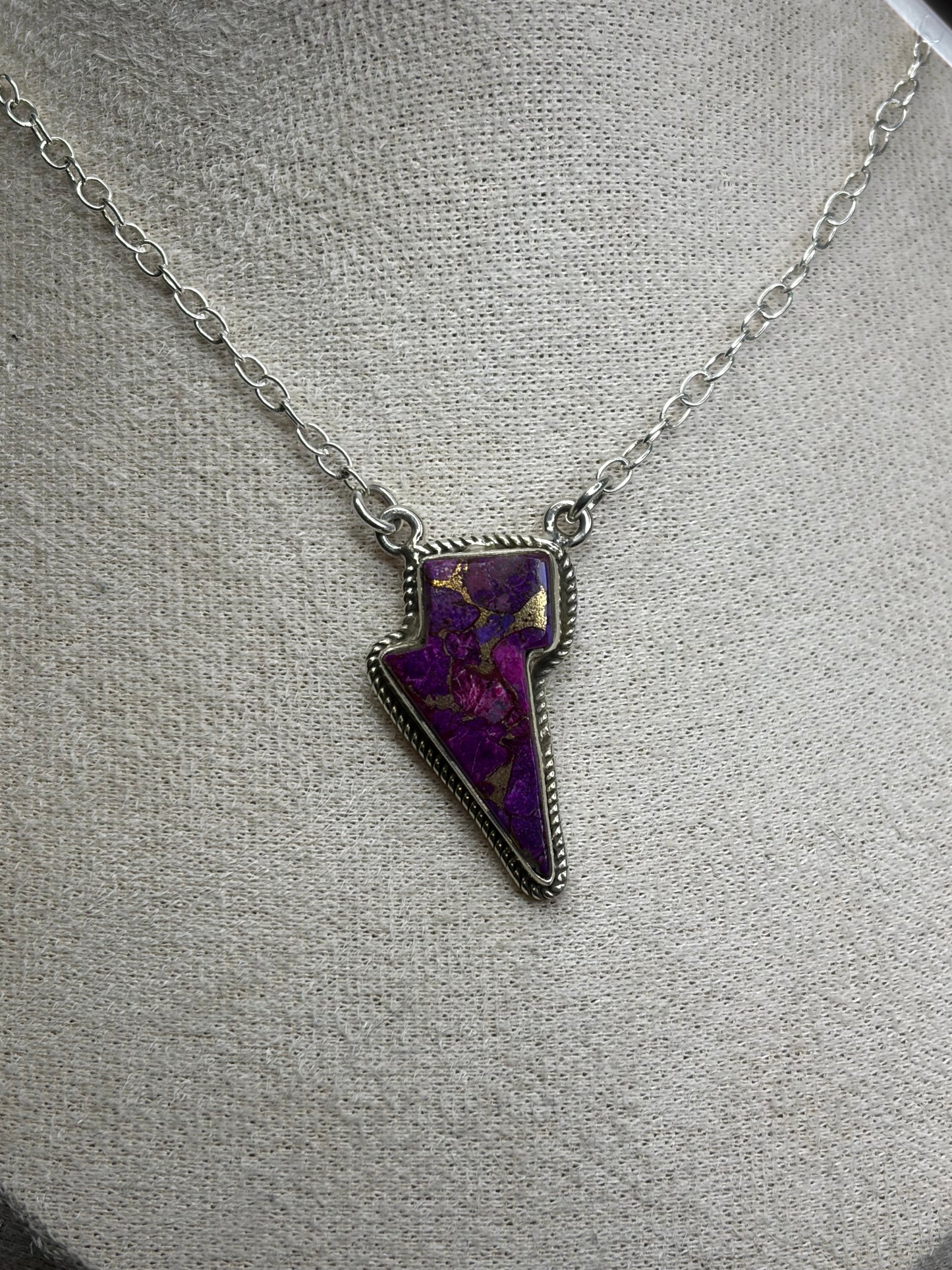 The Bolt Necklace - Sterling Silver