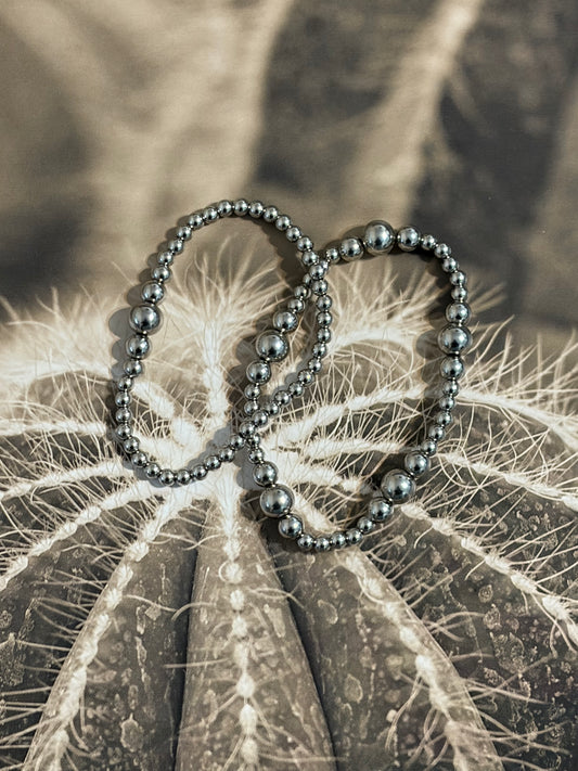 Desert Steel Stretch Bracelets