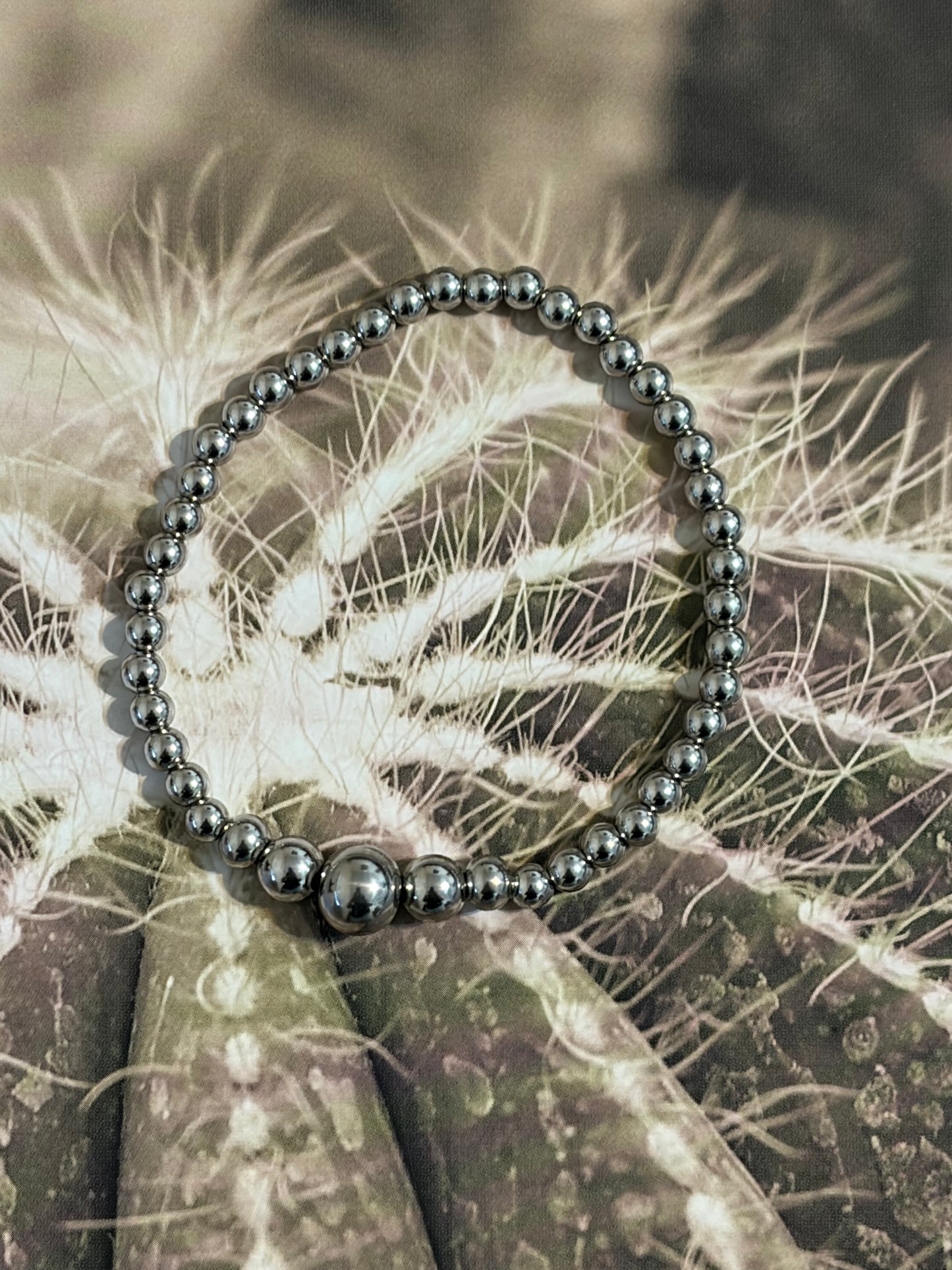 Desert Steel Stretch Bracelets