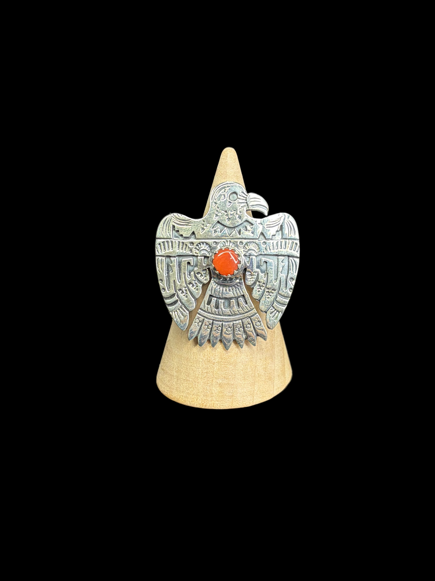 Handcrafted Thunderbird Rings