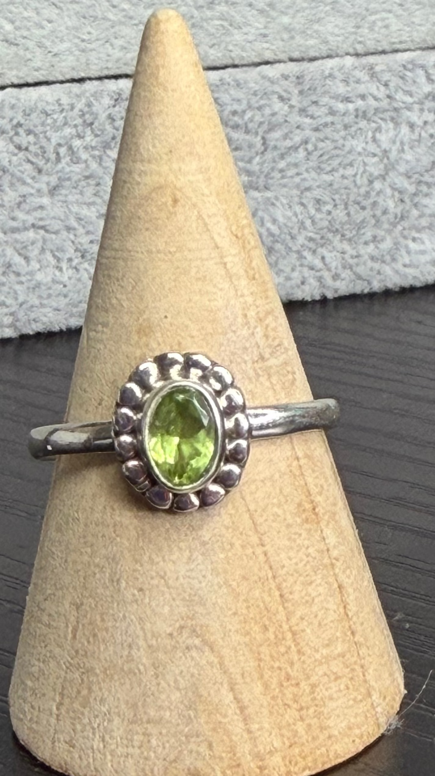 Dainty Gemstone Rings - size 11
