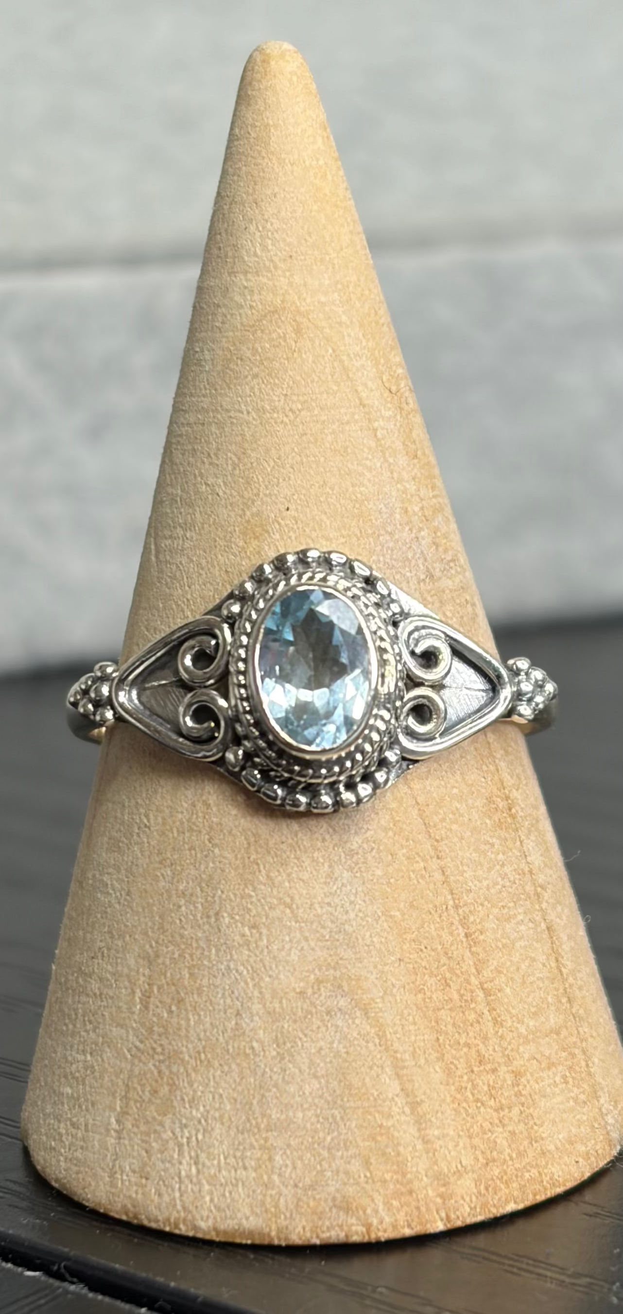 Dainty Gemstone Rings - size 11