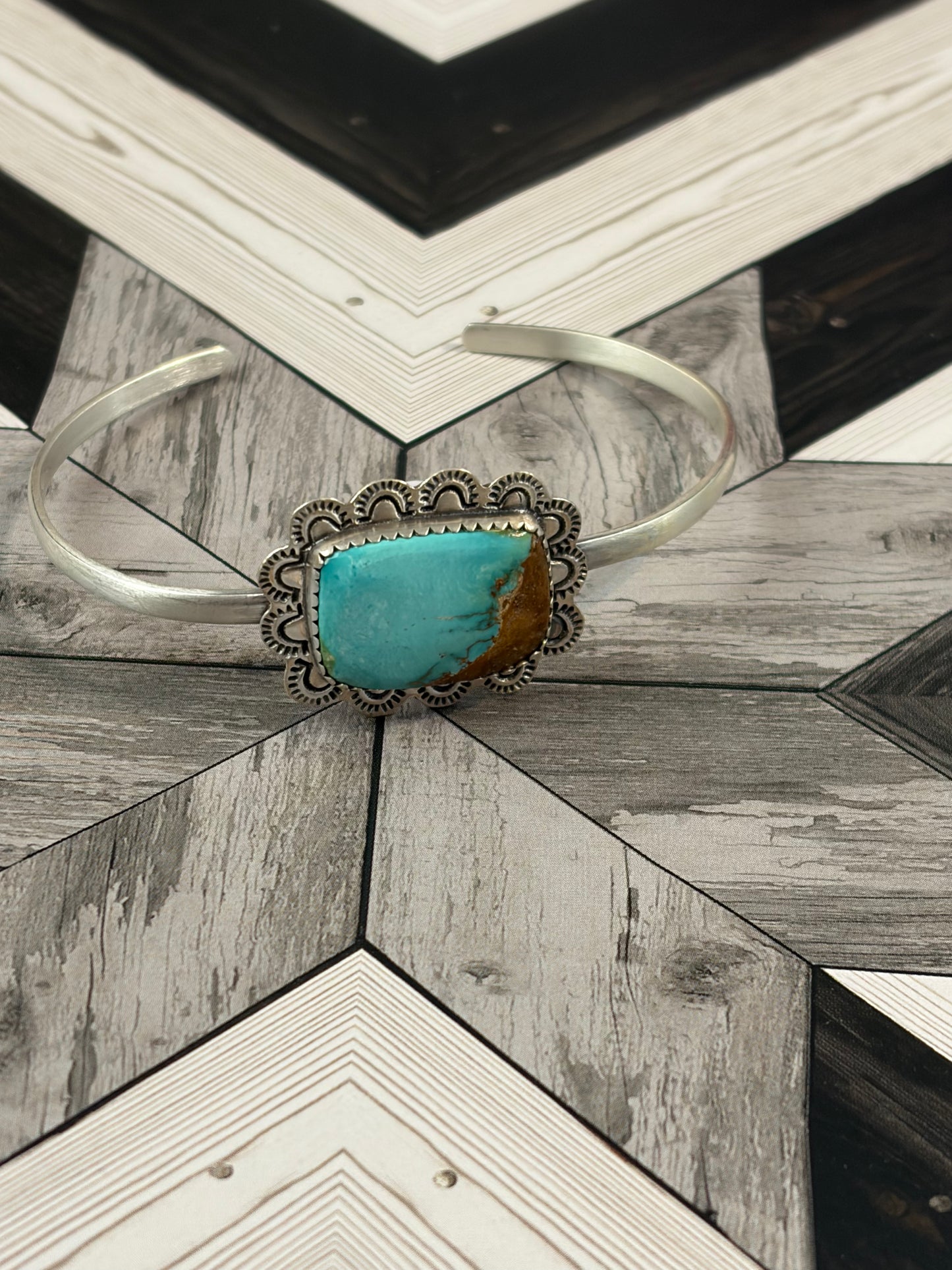 Royston Turquoise Cuff Bracelet