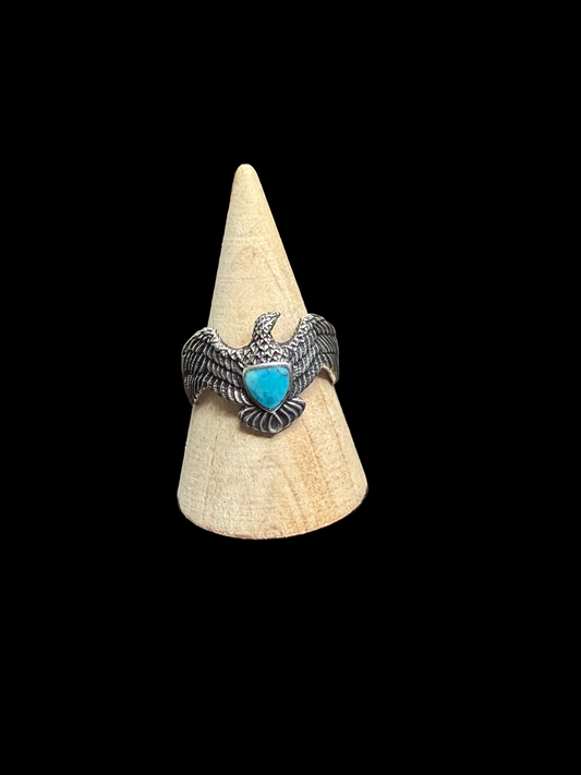 Turquoise Statement Ring - size 11