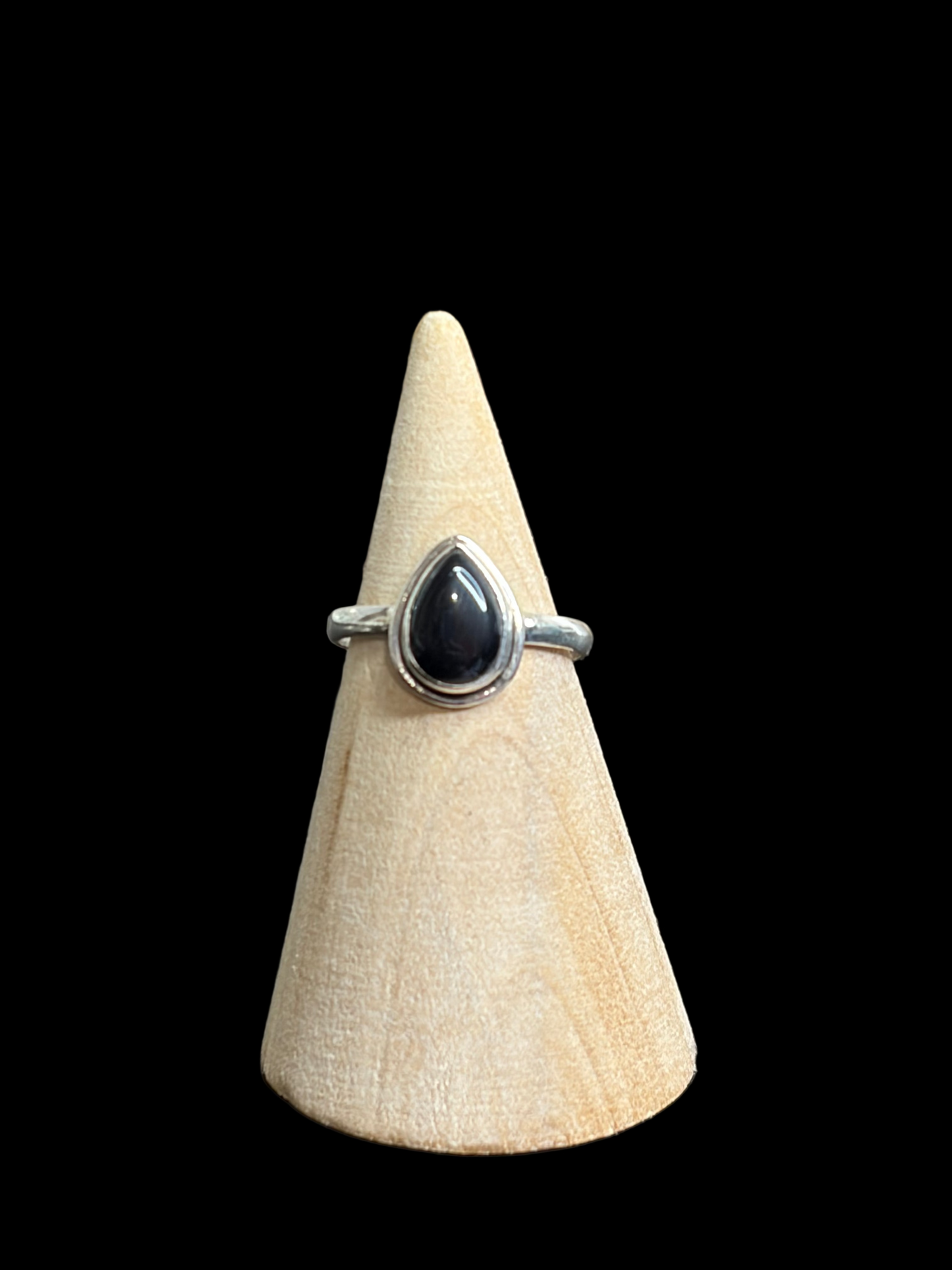 Black Onyx Sterling Silver Rings