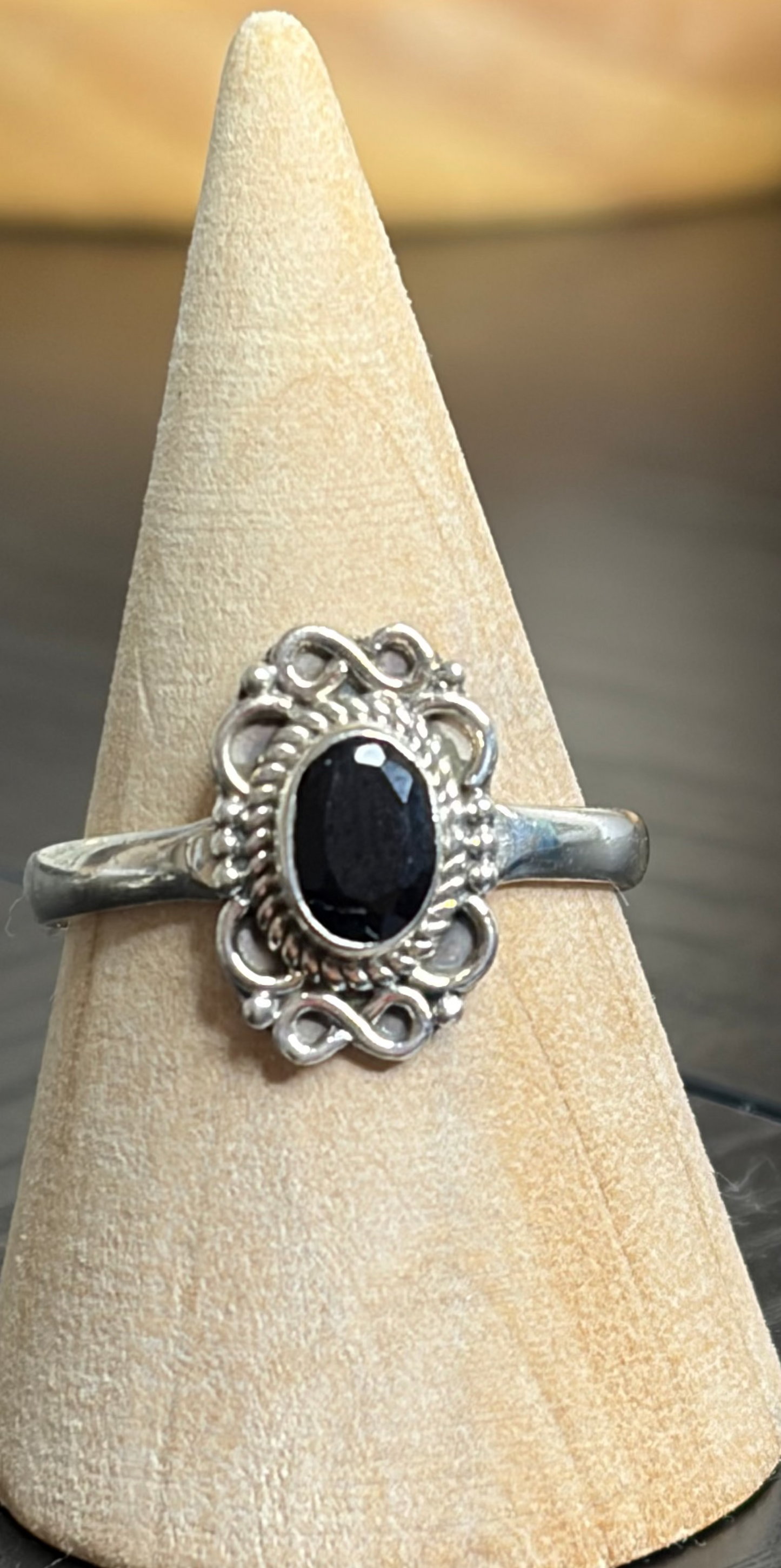 Black Onyx Sterling Silver Rings