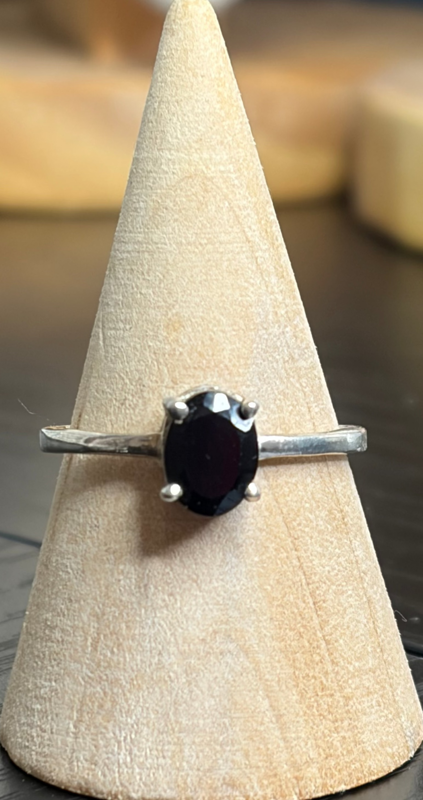 Black Onyx Sterling Silver Rings