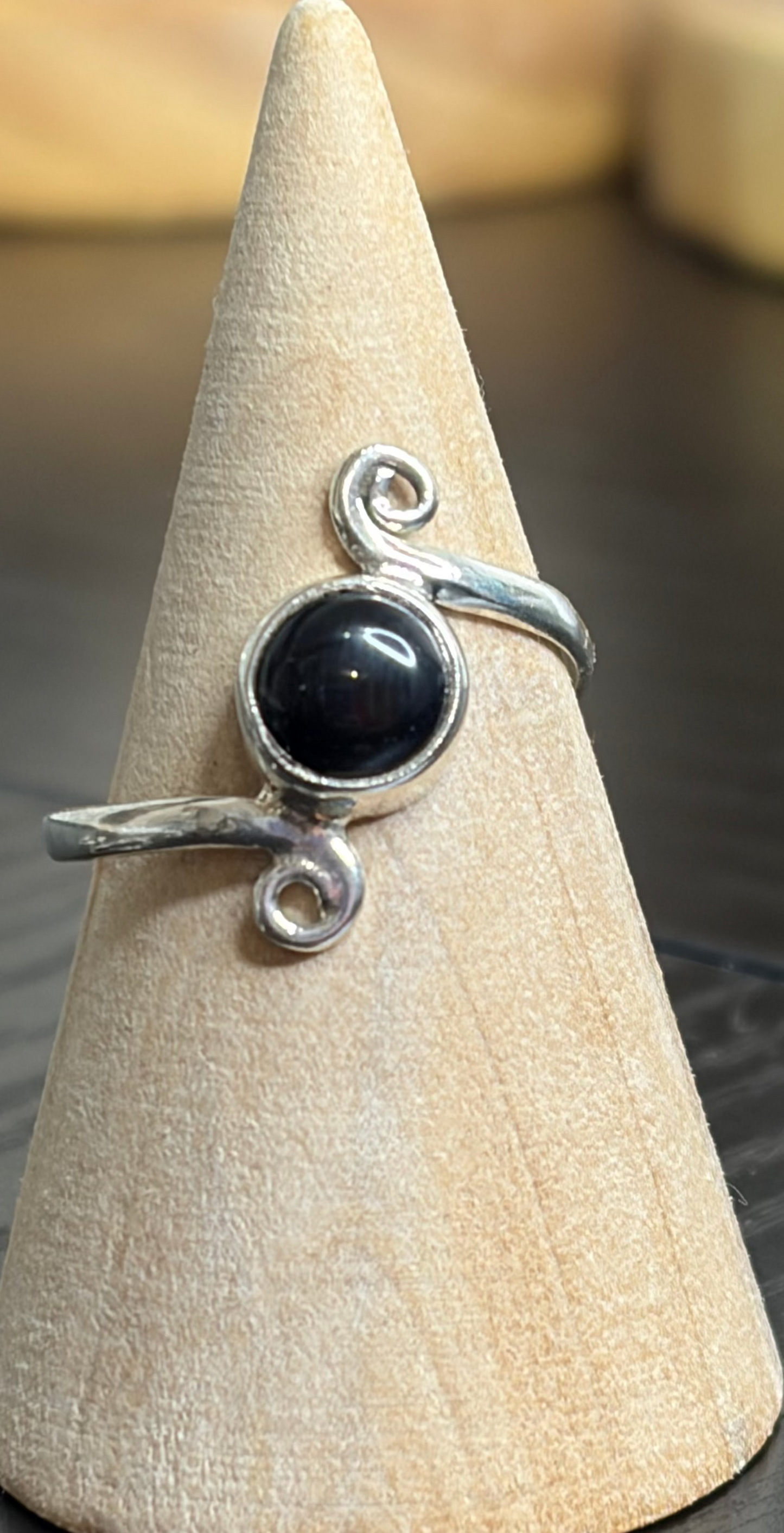 Black Onyx Sterling Silver Rings