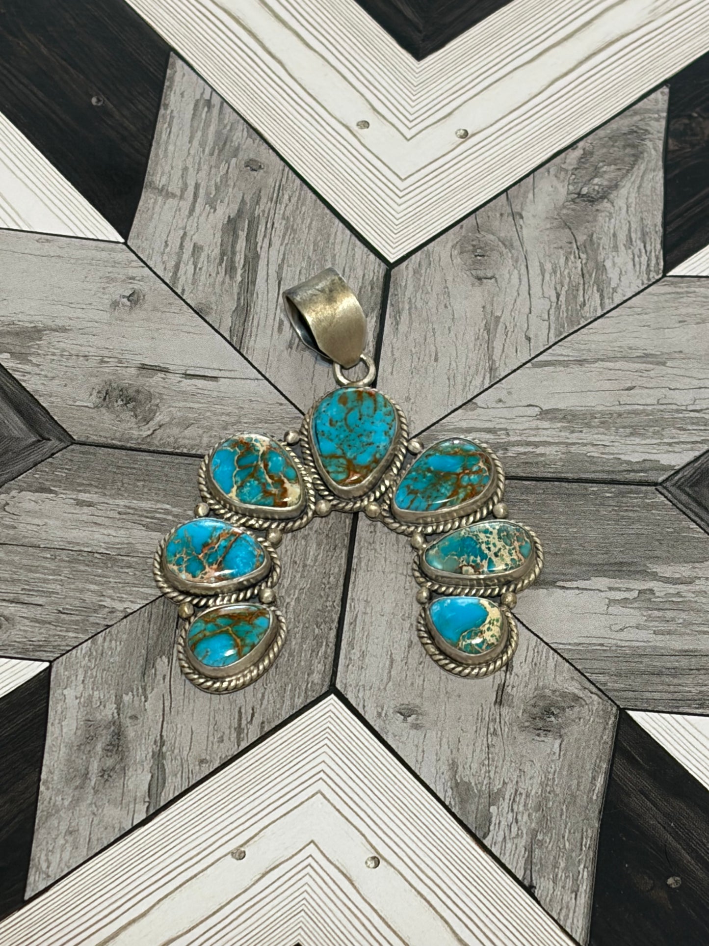 Sea Sediment Jasper Naja Pendant