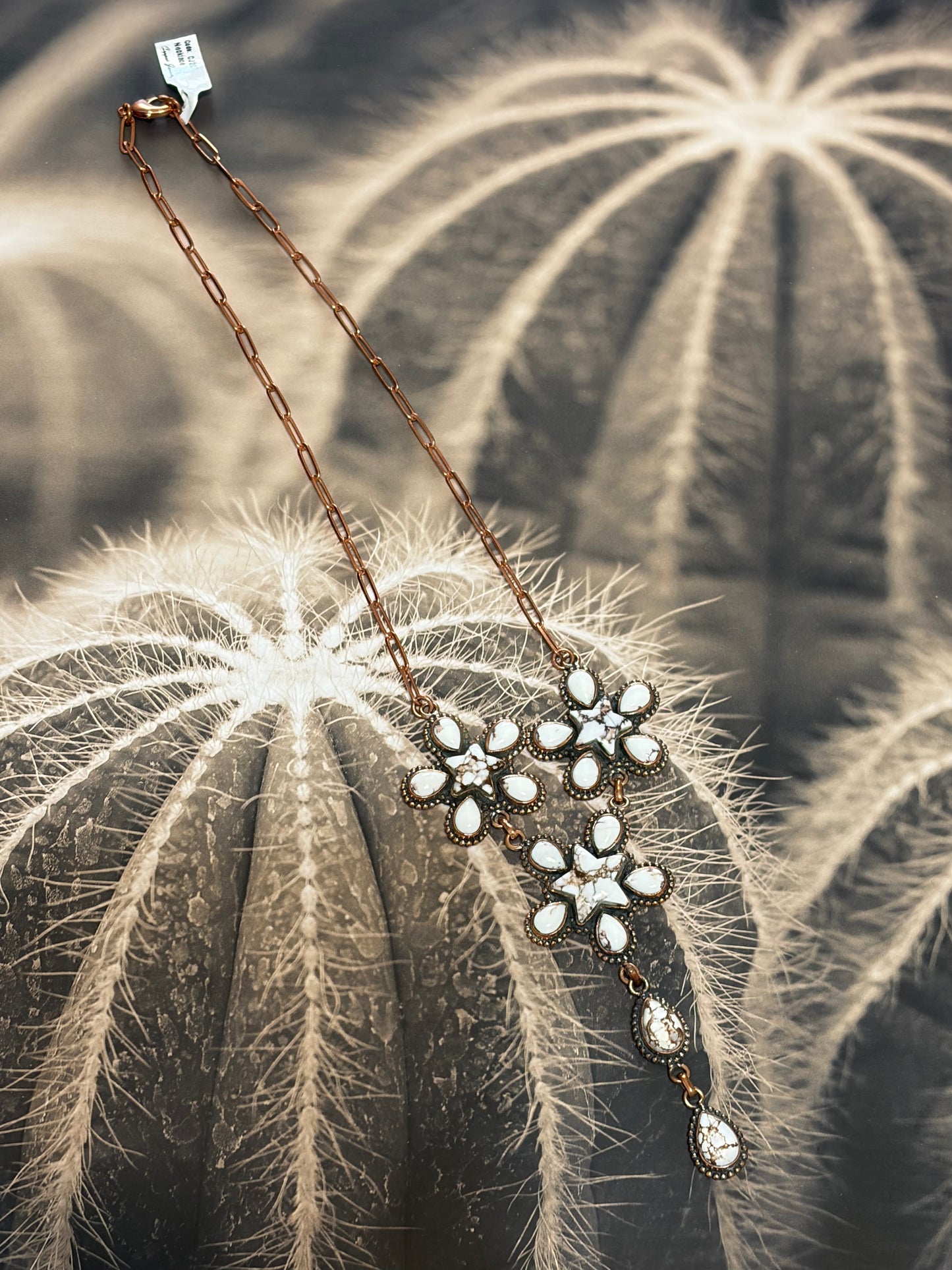COPPER - Wild Horse Jasper Statement Necklace