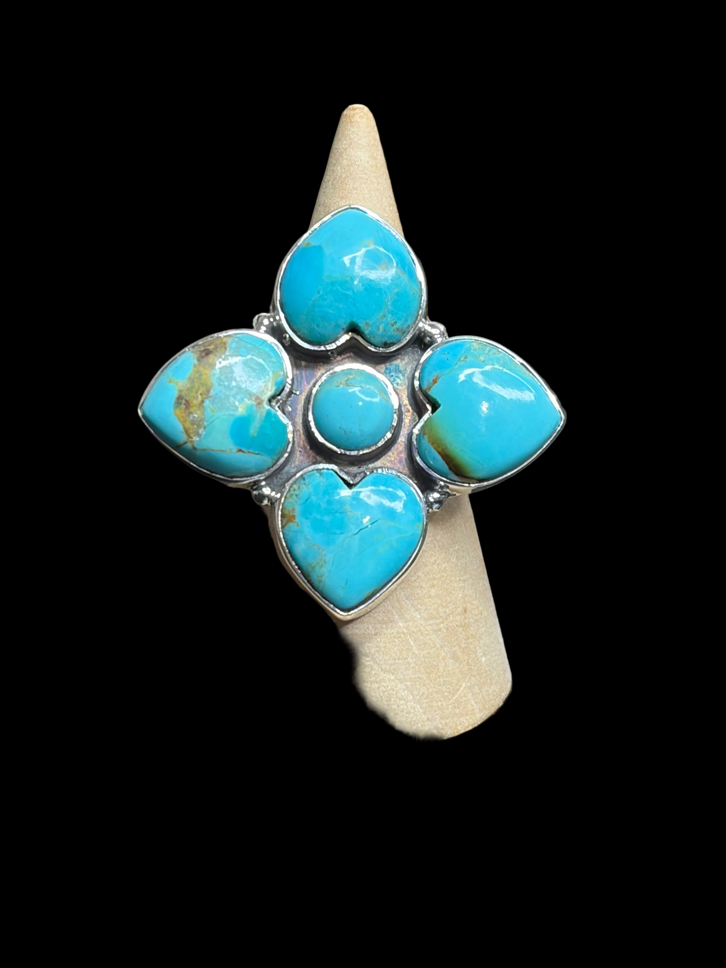 Dahlia Cluster Statement Rings - Adjustable