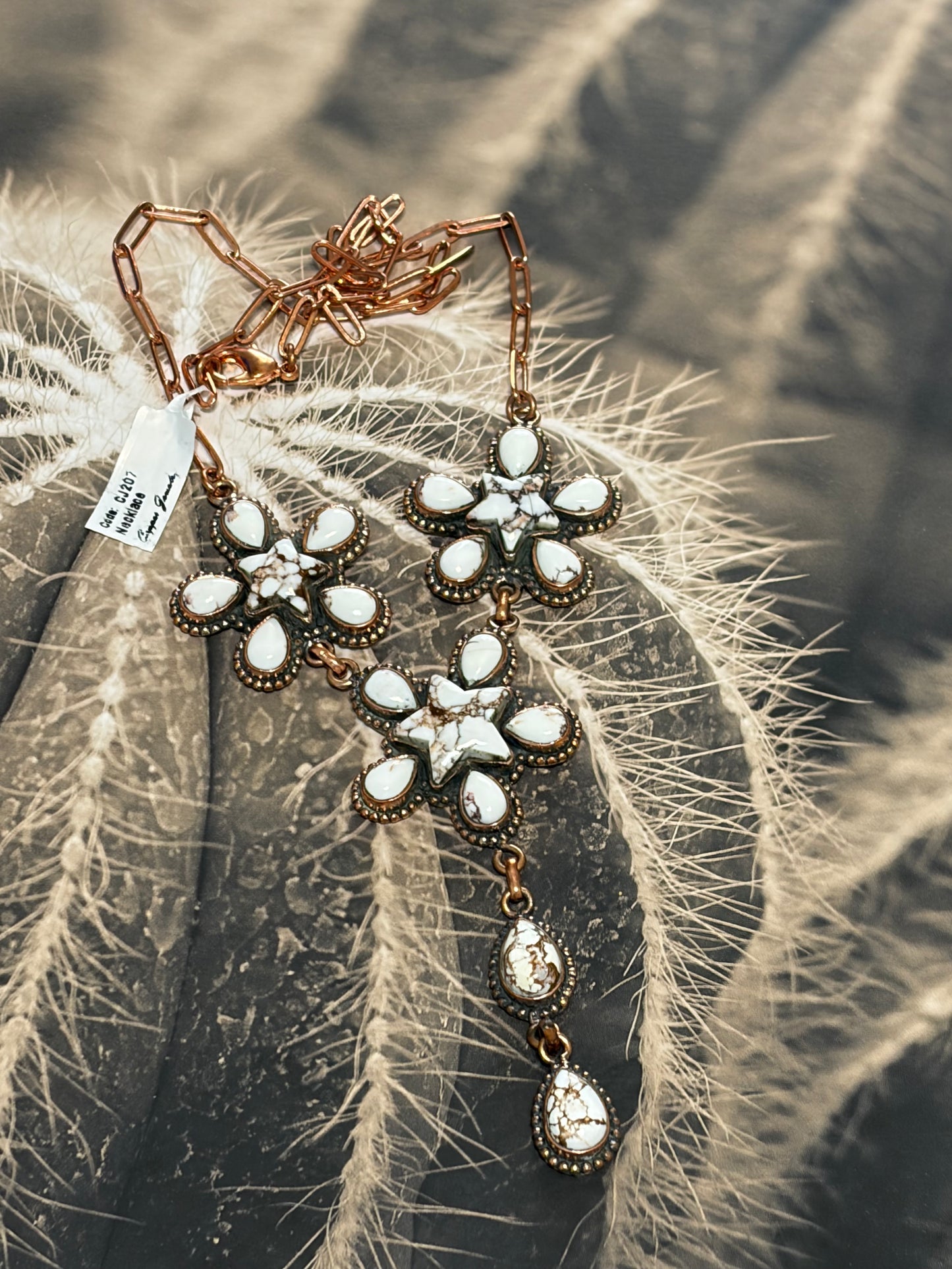 COPPER - Wild Horse Jasper Statement Necklace