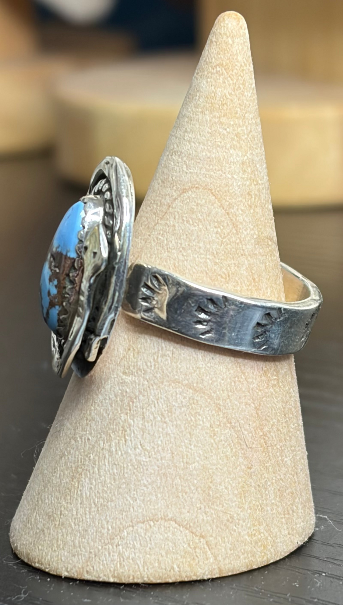 Golden Hills Turquoise Ring - Adjustable