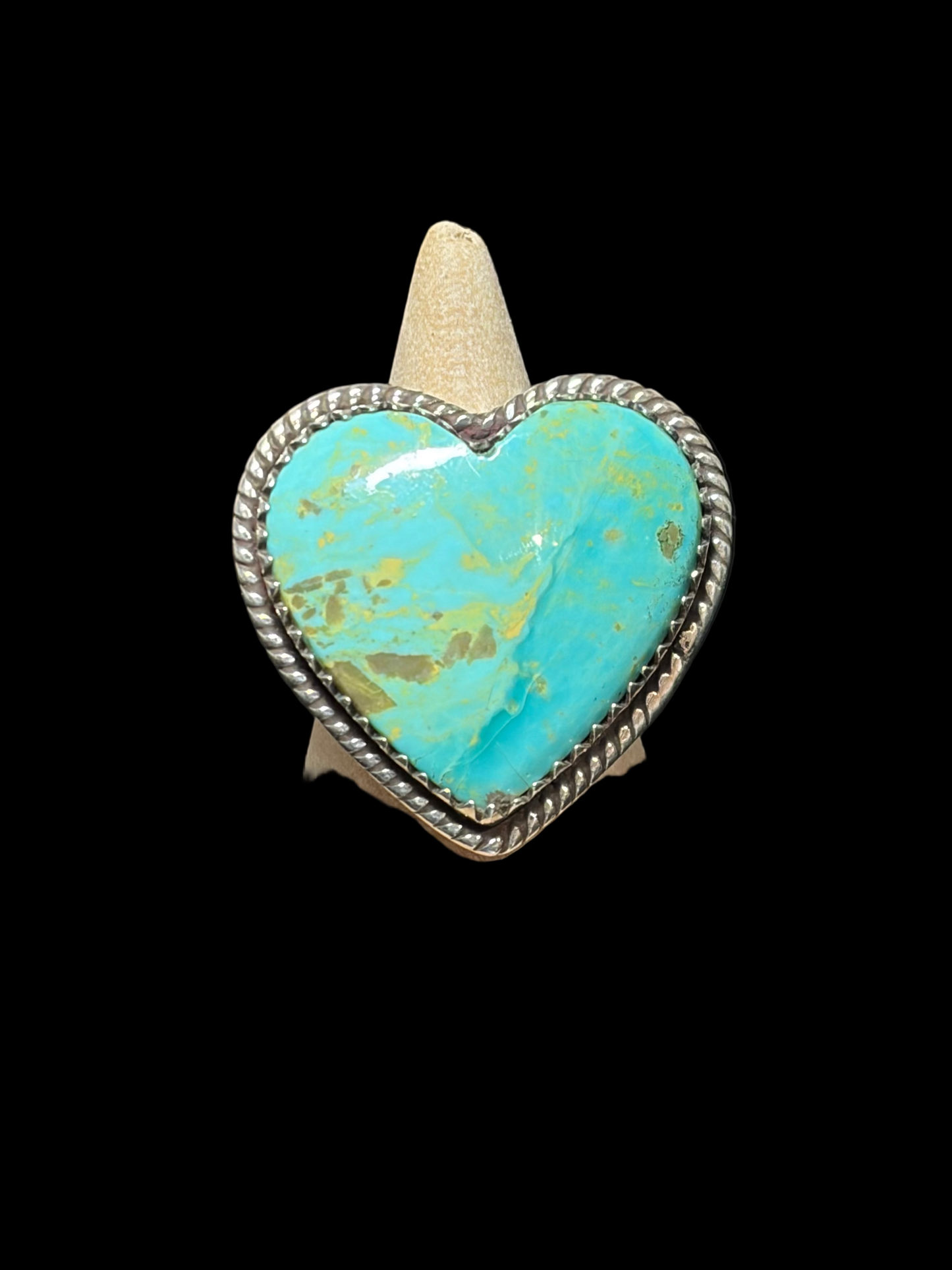 Arizona Turquoise Heart Rings