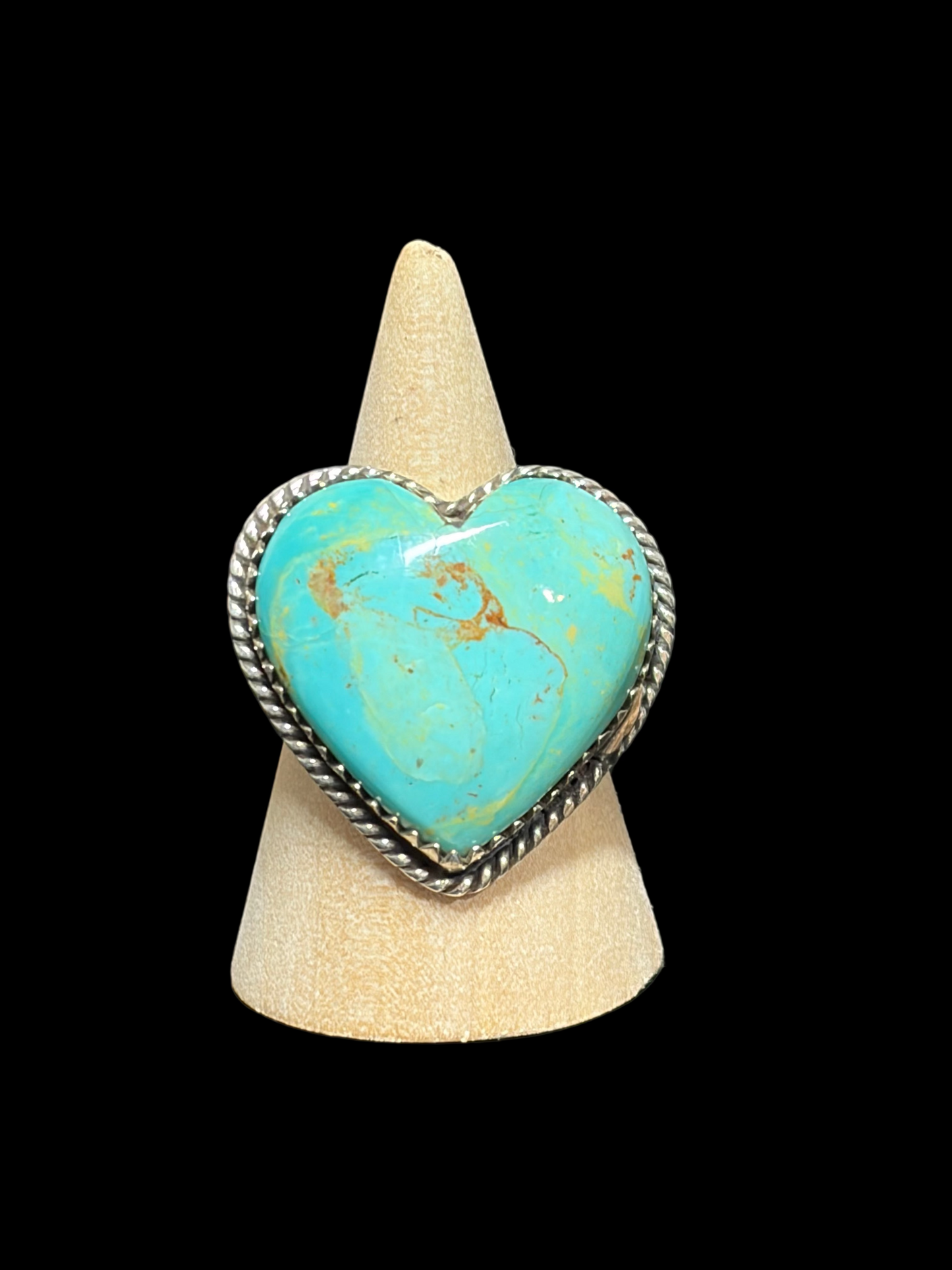 Arizona Turquoise Heart Rings