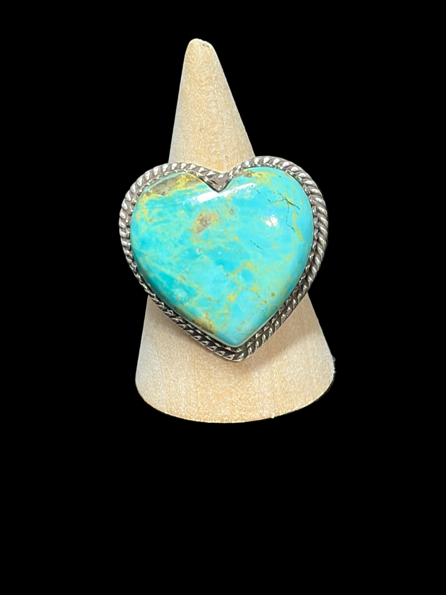Arizona Turquoise Heart Rings