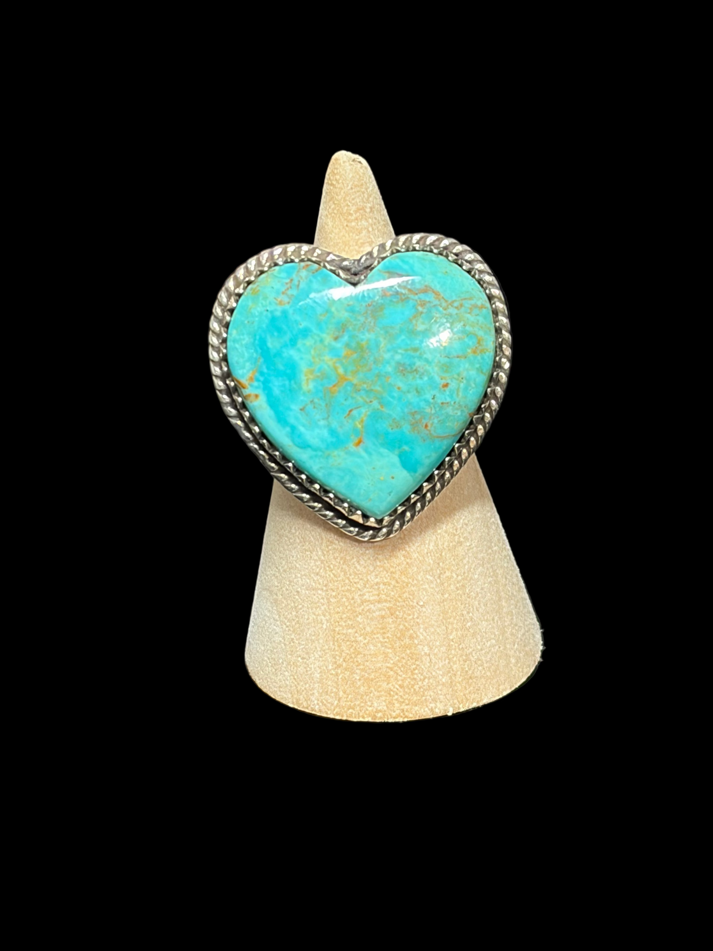 Arizona Turquoise Heart Rings