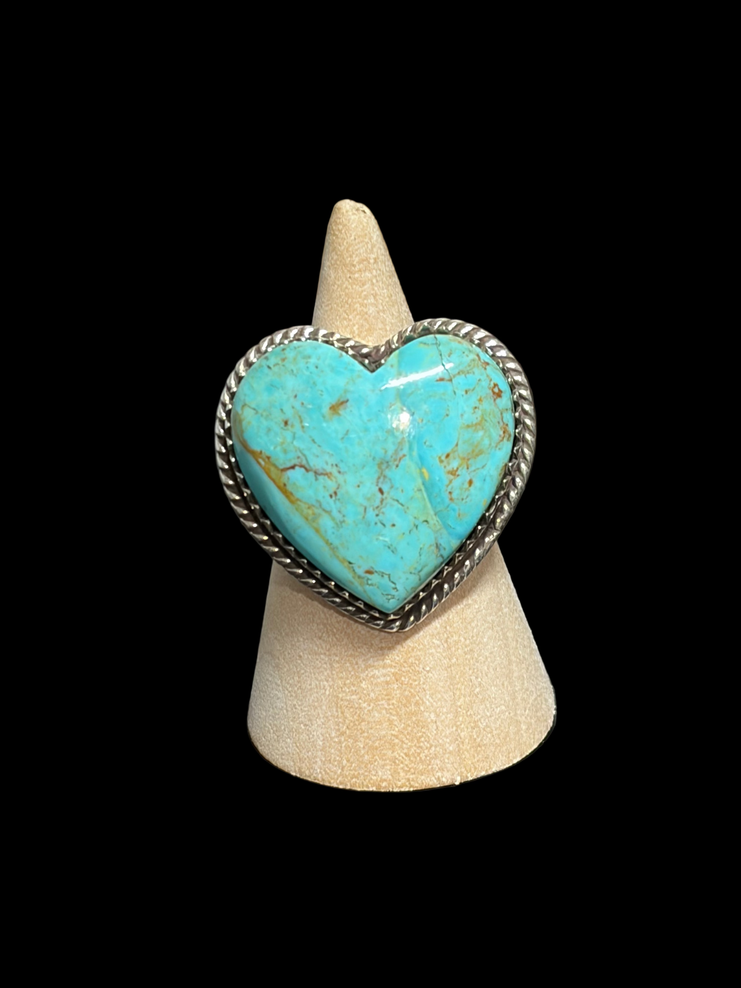 Arizona Turquoise Heart Rings